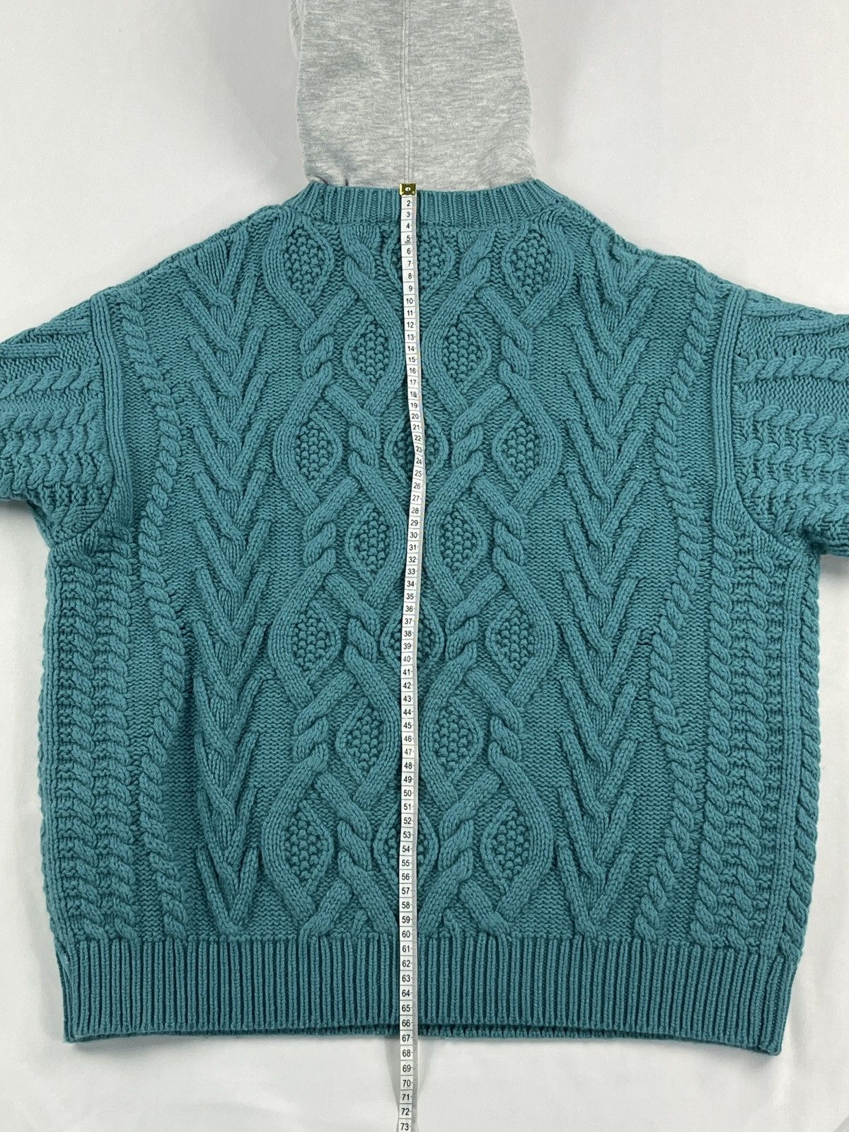 Supreme Supreme Cable Knit Hooded Sweater Size US L / EU 52-54 / 3 - 12 Thumbnail
