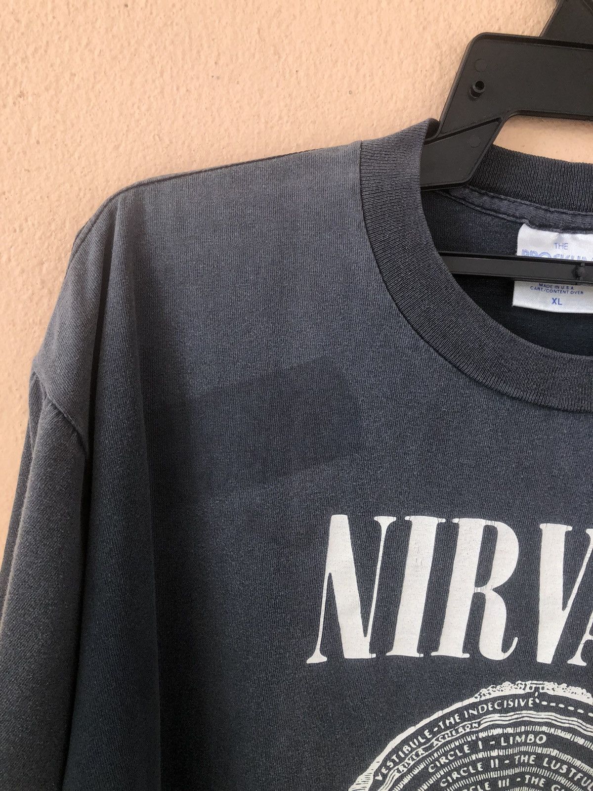 Band Tees × Nirvana × Vintage Vintage 90s NIRVANA Vestibule Grunge Tee Size US XL / EU 56 / 4 - 7 Thumbnail