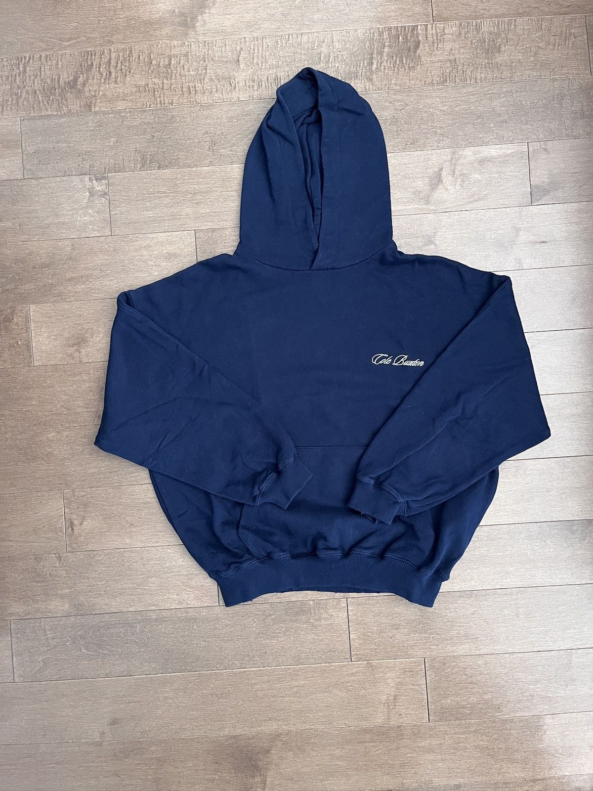 image of Cole Buxton - Lightweight Hoodie In Navy Size S, Men's