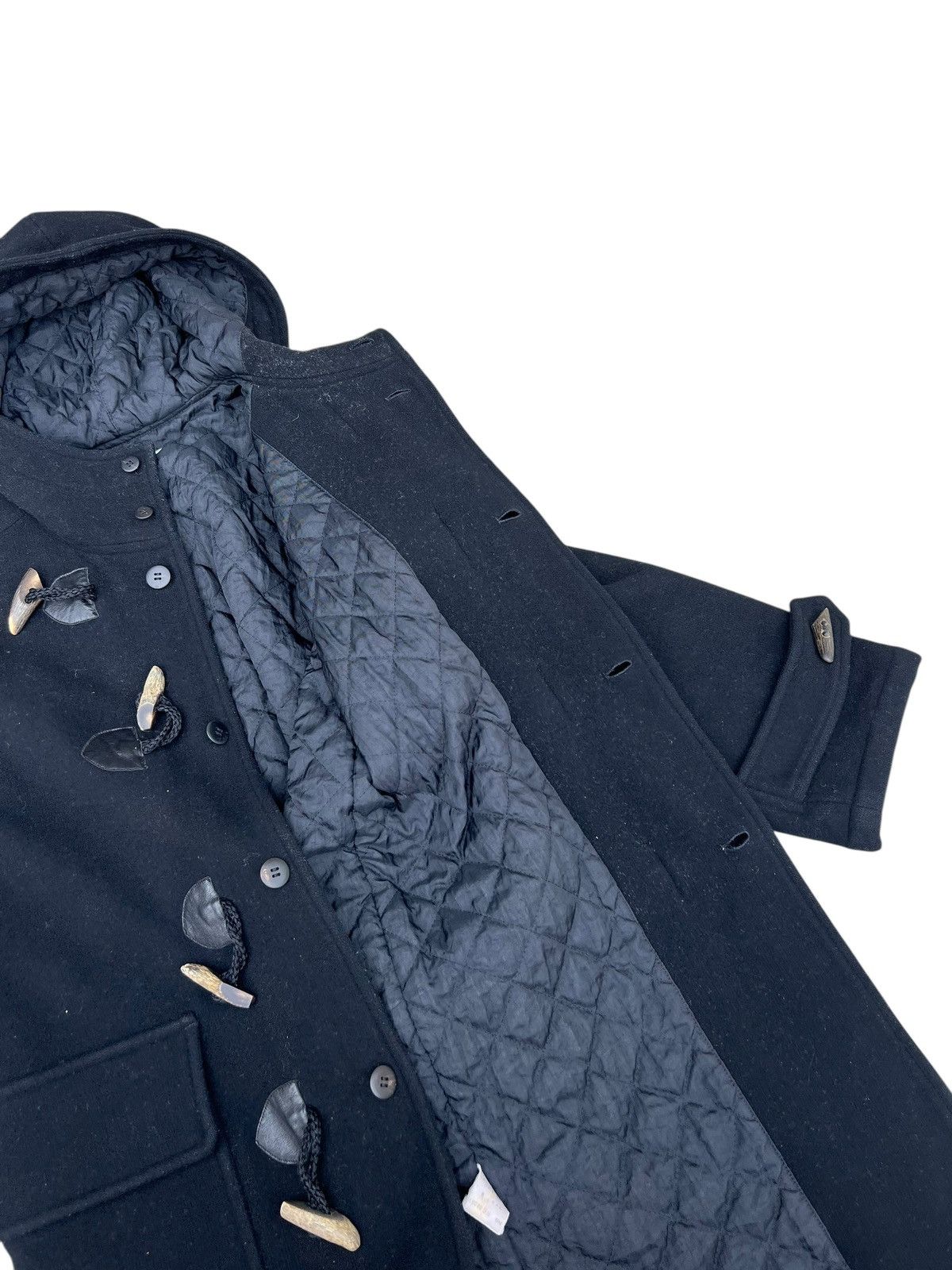 Issey Miyake 80s Archive Issey Miyake IS Wool Hoodie Long Coat Jacket Size US M / EU 48-50 / 2 - 8 Thumbnail