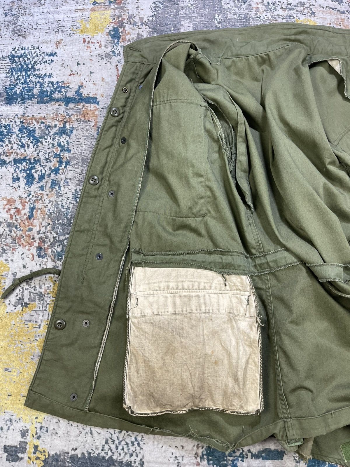 Vintage Vtg 60s OG Vietnam War Military M65 Jacket Size US S / EU 44-46 / 1 - 18 Thumbnail