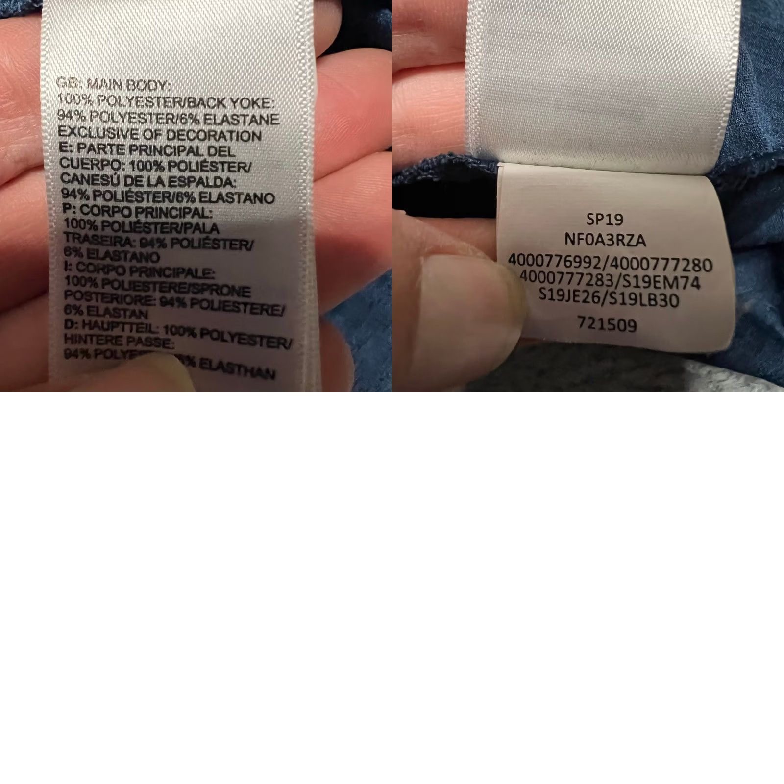 The North Face The North Face Shirt Womens XL Blue Back Vent Long Sleeve Hike Performance Women's XL Back Vent Shirt Size XL / US 12-14 / IT 48-50 - 8 Thumbnail