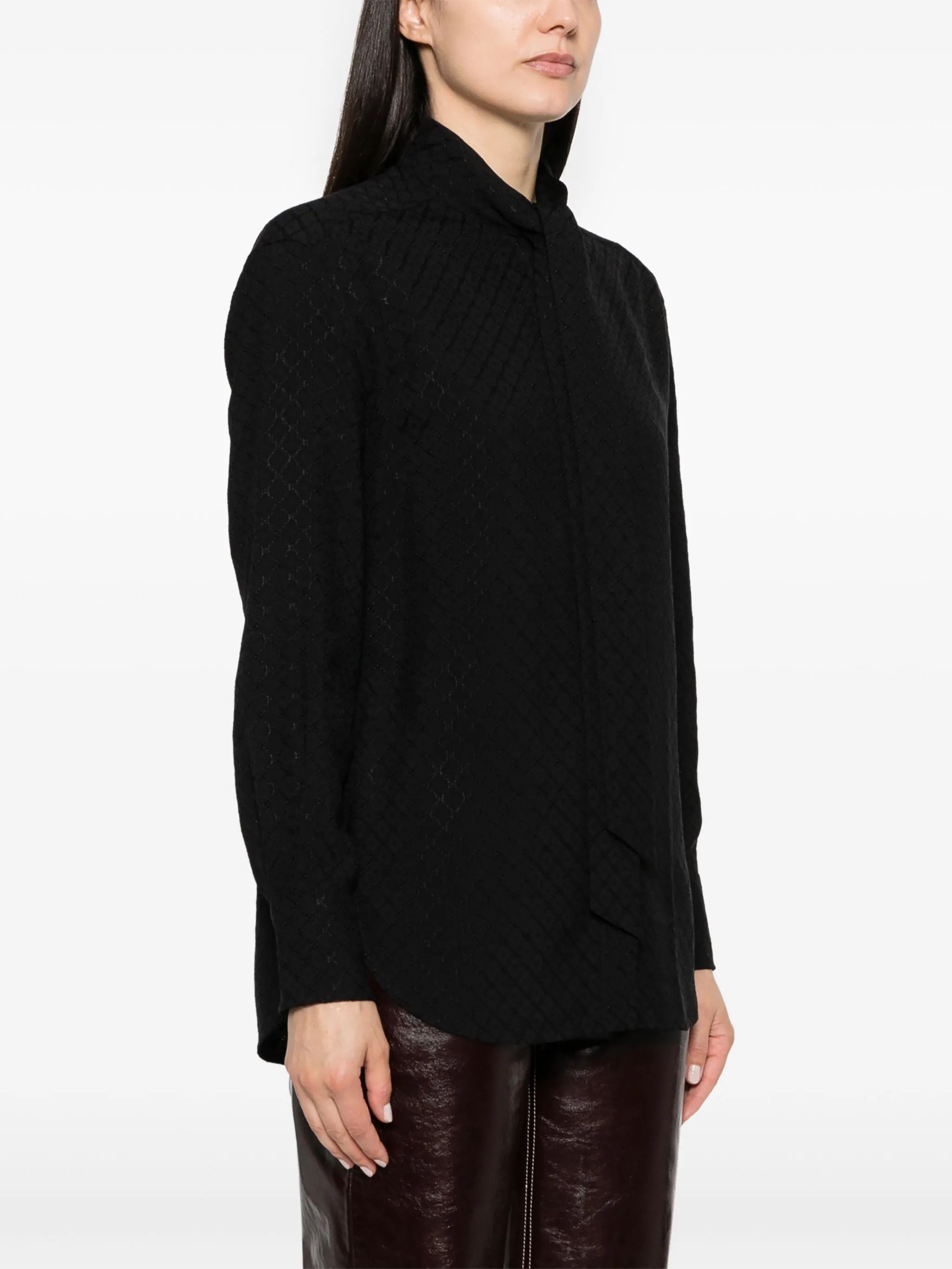 Golden Goose o1y0825 Solid Color Shirt in Black Size XS / US 0-2 / IT 36-38 - 3 Thumbnail