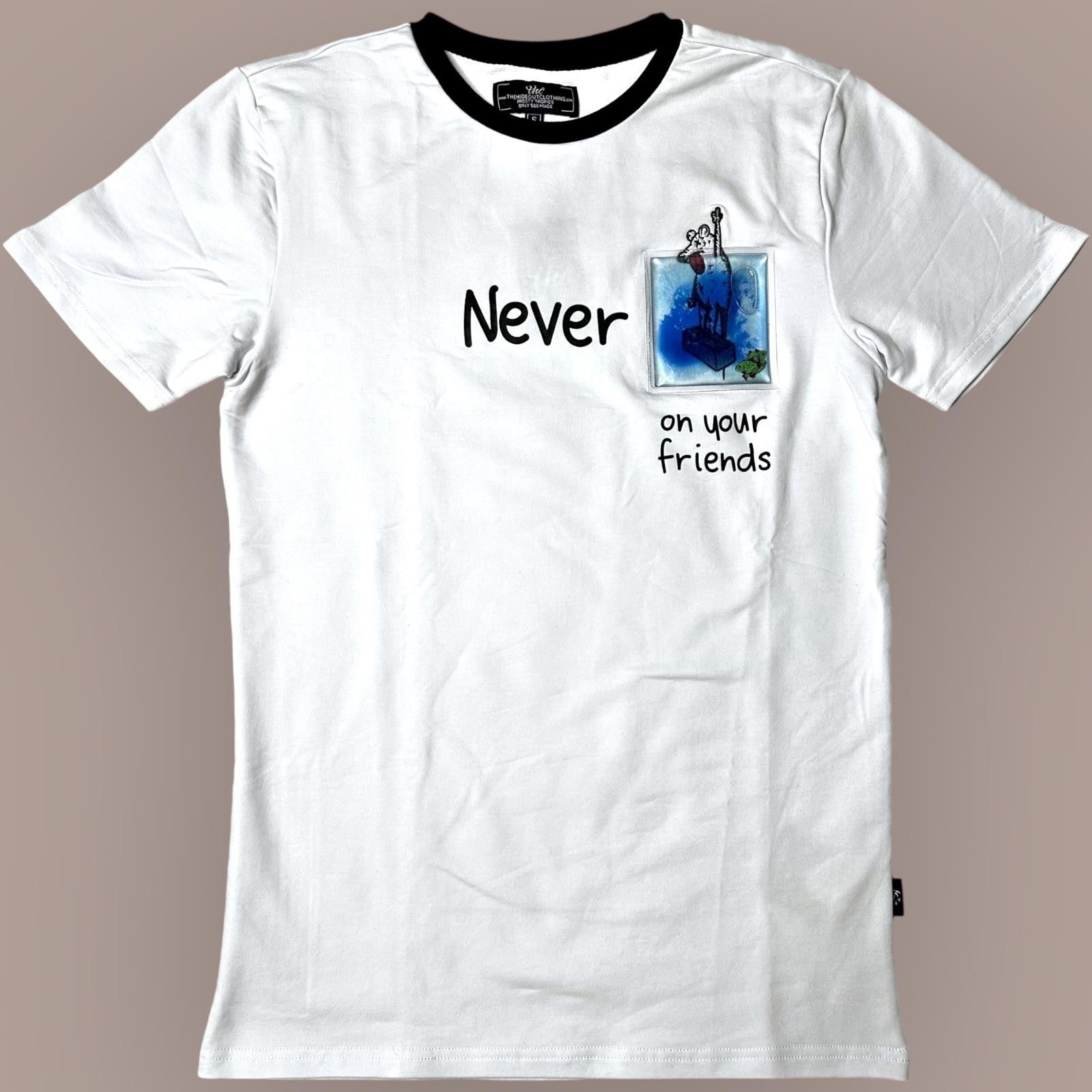 Designer NWT The Hideout Clothing Never Rat Friends Pocket Tee Men S Size US S / EU 44-46 / 1 - 1 Thumbnail
