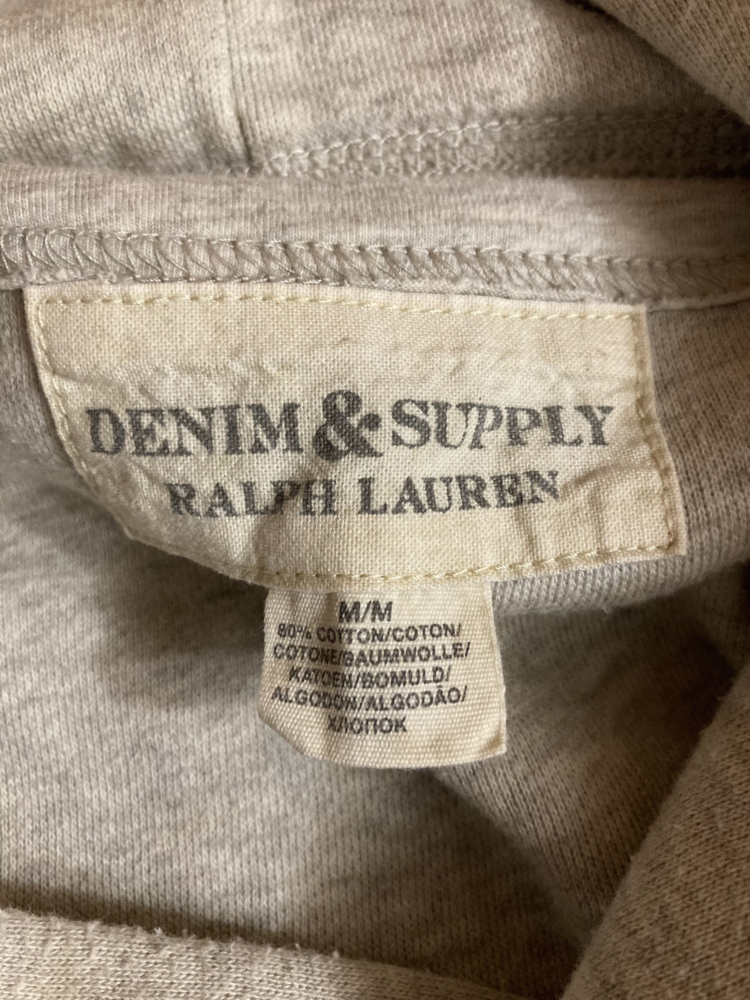 Denim & Supply Ralph Lauren DENIM & SUPPLY RL HOODIE DISTRESSED INSIDE OUT RARE MADE Size US M / EU 48-50 / 2 - 3 Thumbnail