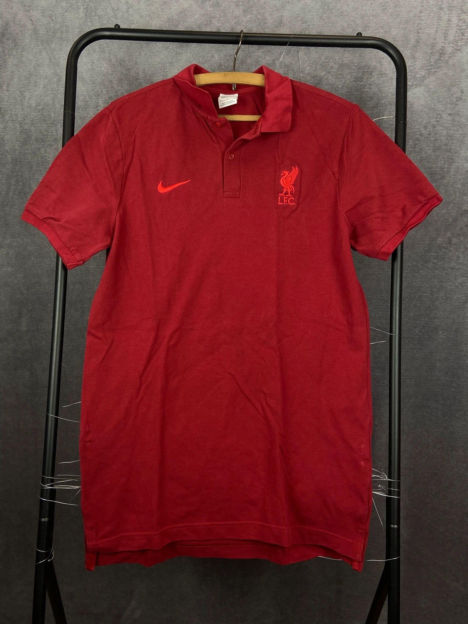 Nike Nike Liverpool Polo Shirt Red Embroidered Logo L Size US M / EU 48-50 / 2 - 1 Thumbnail