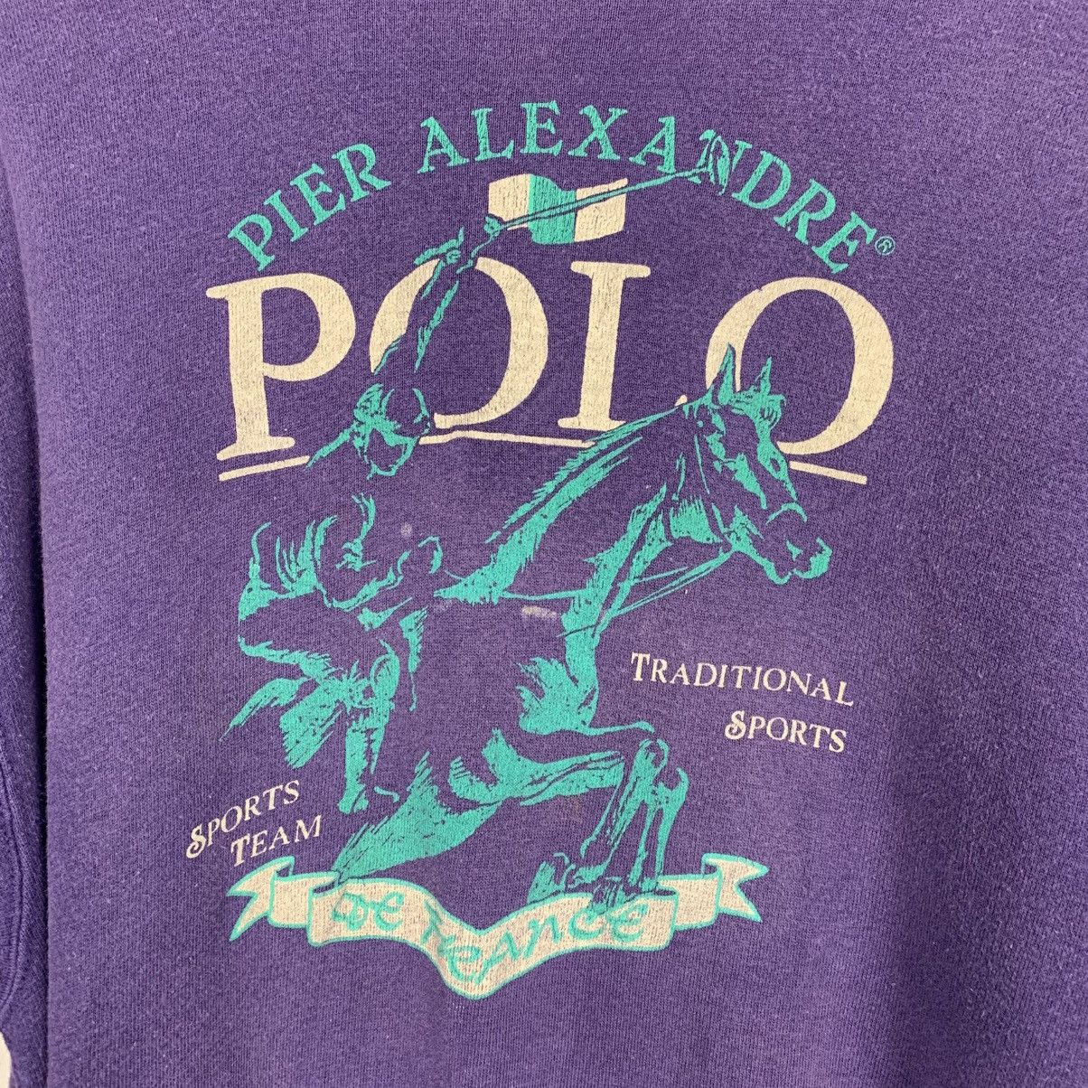 Japanese Brand Polo De Pier Alexandre Big Logo Purple Sweatshirt Size US L / EU 52-54 / 3 - 10 Thumbnail