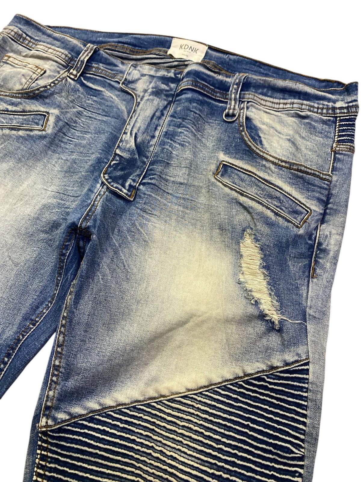 Designer Rare 11 4 14 11 Biker Denim Distressed Size US 38 / EU 54 - 4 Thumbnail
