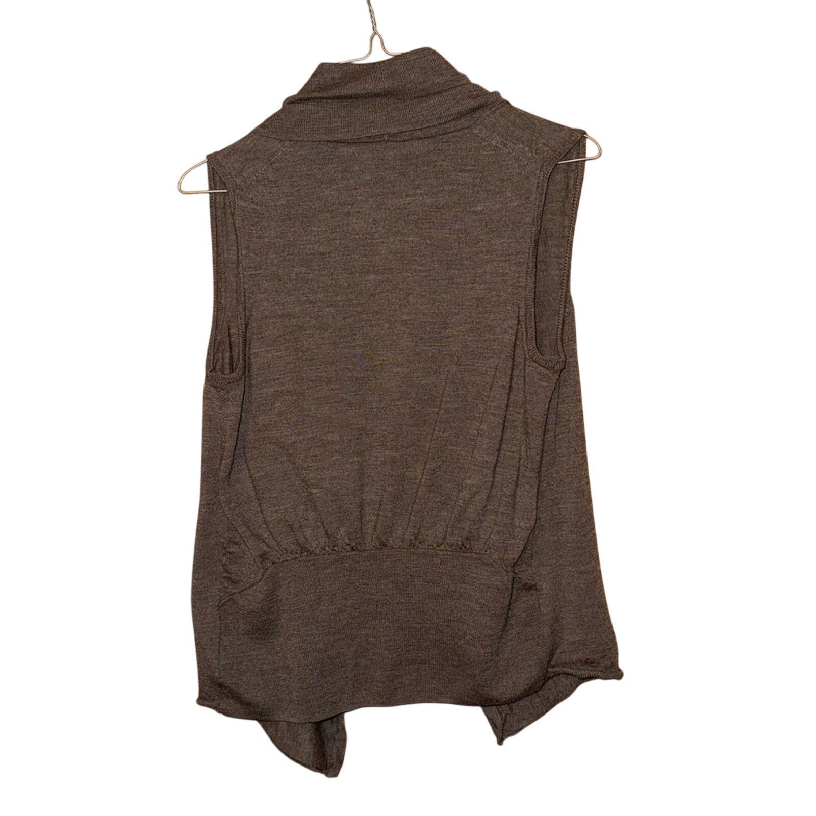 Eddie Bauer Eddie Bauer Size Medium Gray Open Front Cardigan Vest Size M / US 6-8 / IT 42-44 - 2 Thumbnail