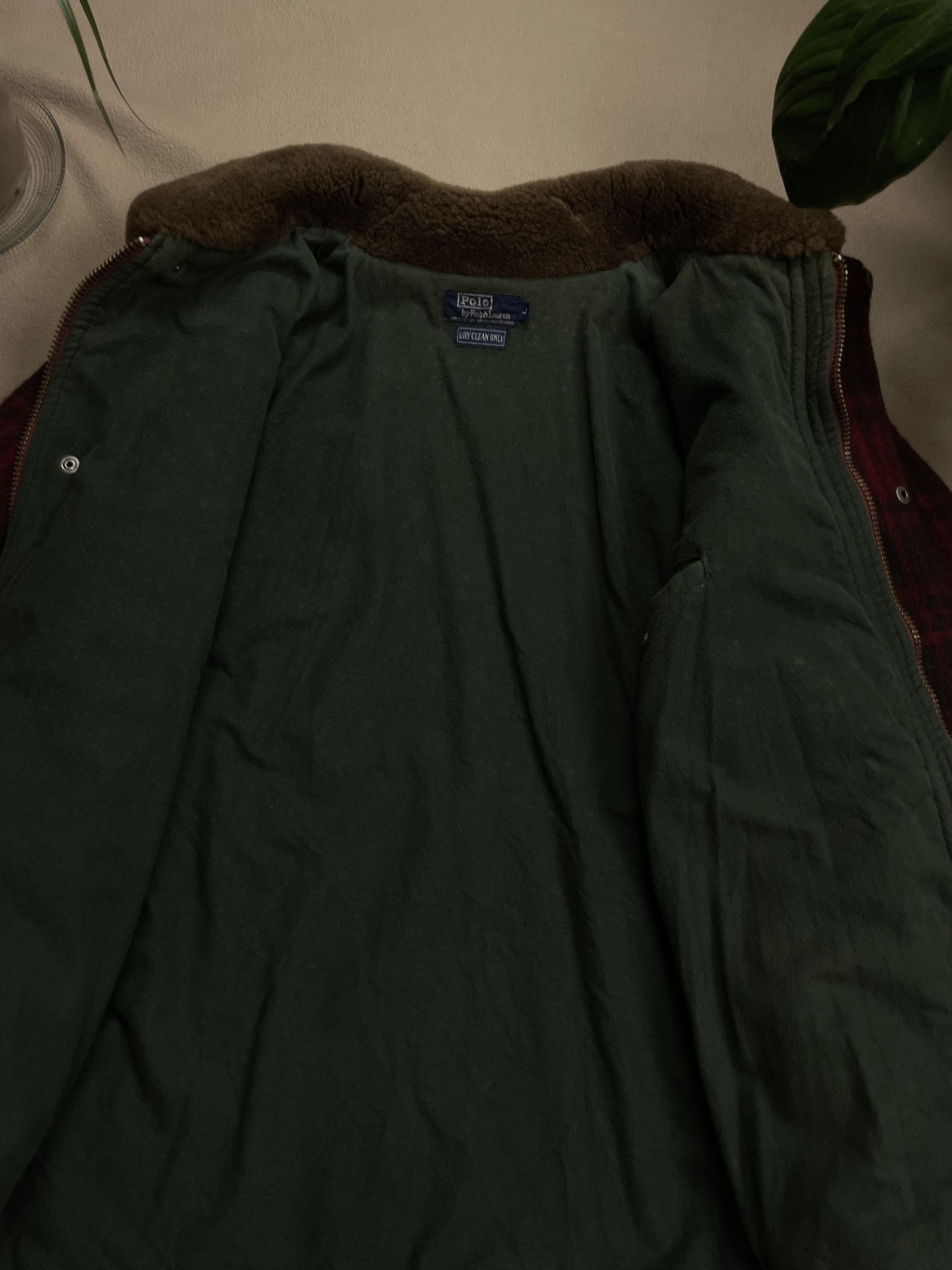 Polo Ralph Lauren Polo Ralph Lauren Wool Checked Zip Coat Made In USA Size L Size US L / EU 52-54 / 3 - 4 Thumbnail