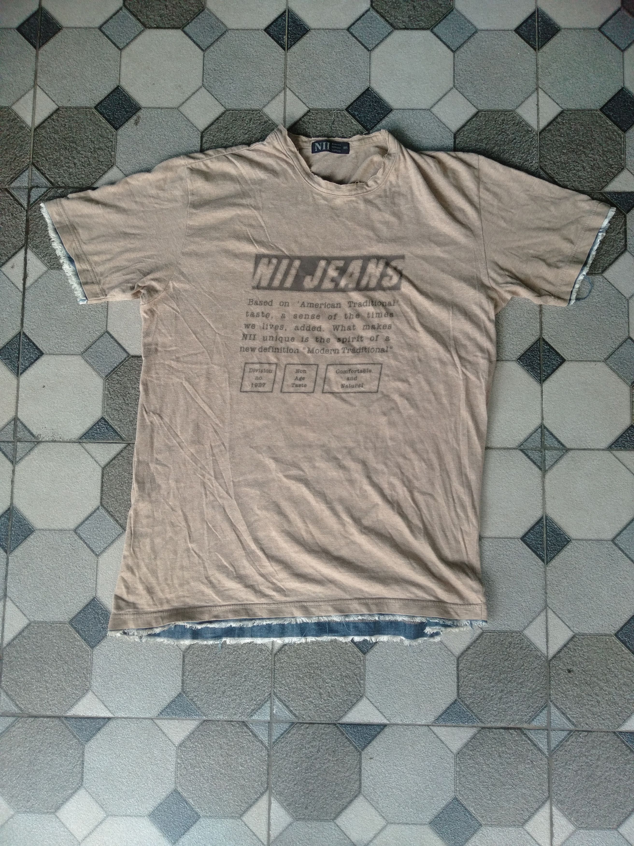 14th Addiction NII Jeans Double Layer Poem Tshirt Size US L / EU 52-54 / 3 - 7 Thumbnail