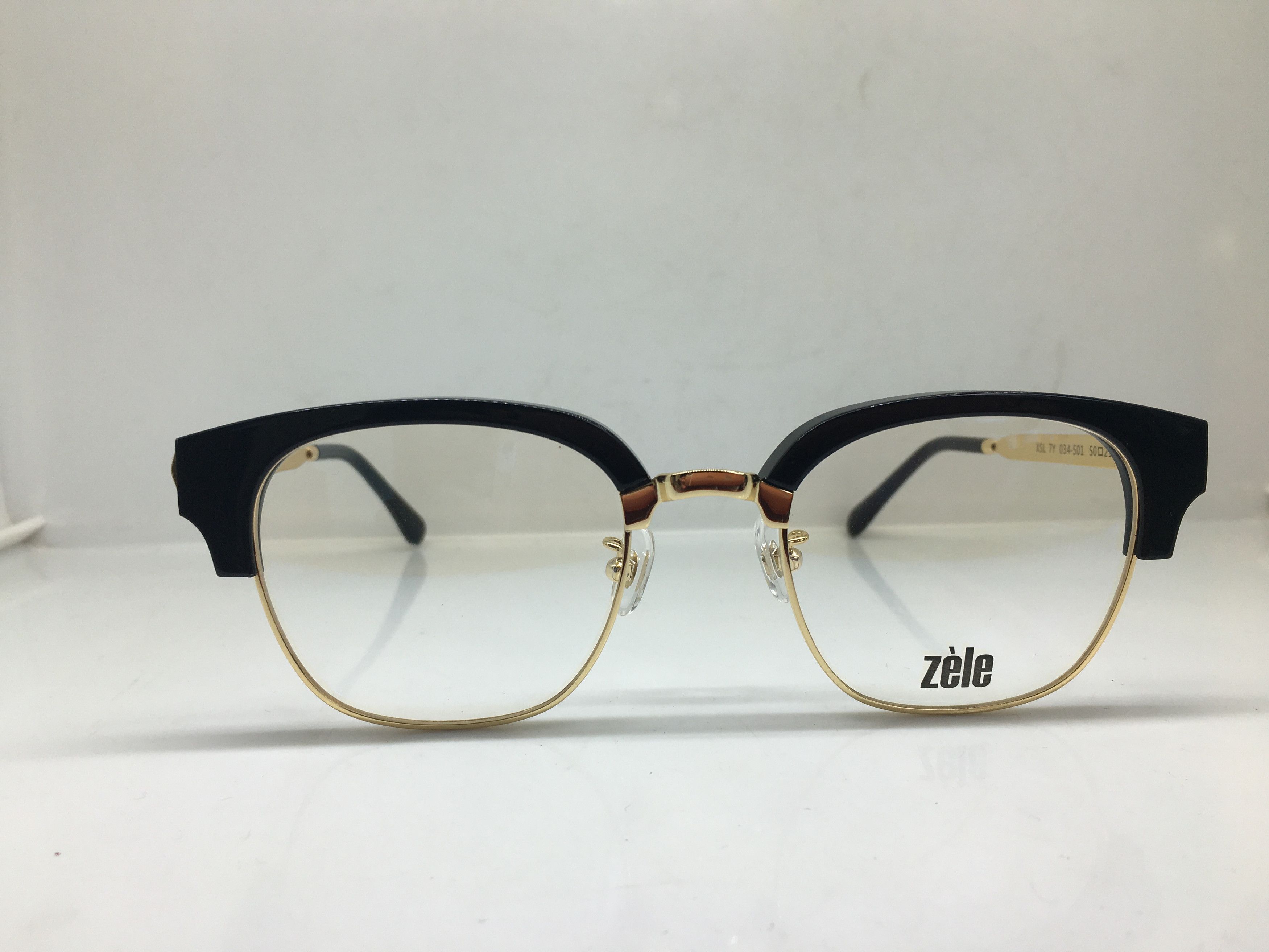 Other Zele Gold Black Malcolm X Eyeglasses Frame | Grailed