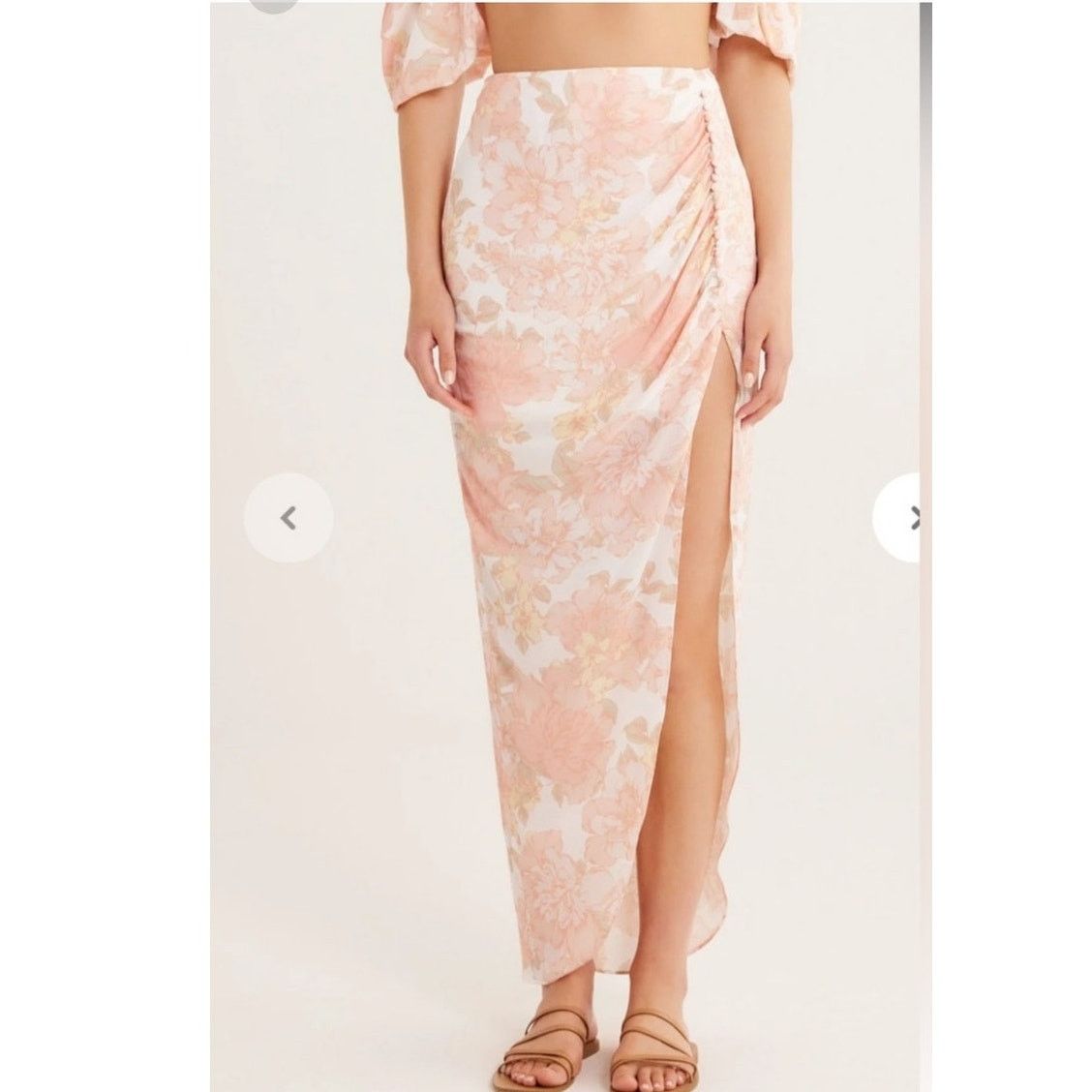 Free People New Free People RUMER Isola Set $488 Au XL-US 10 Pink Floral Size 32" / US 10 / IT 46 - 3 Thumbnail