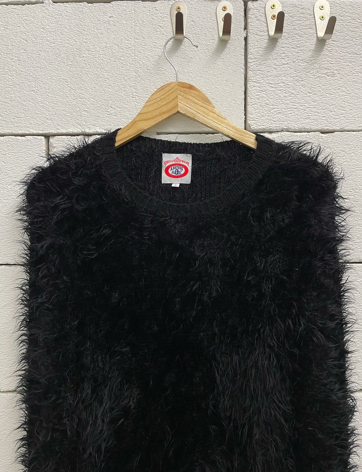 Bape A Bathing Ape Gorilla Wool Mohair Fur Sweater Size S / US 4 / IT 40 - 3 Thumbnail