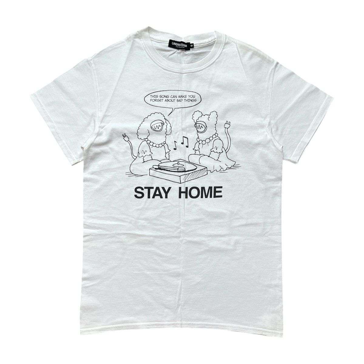 stay home undercover tee