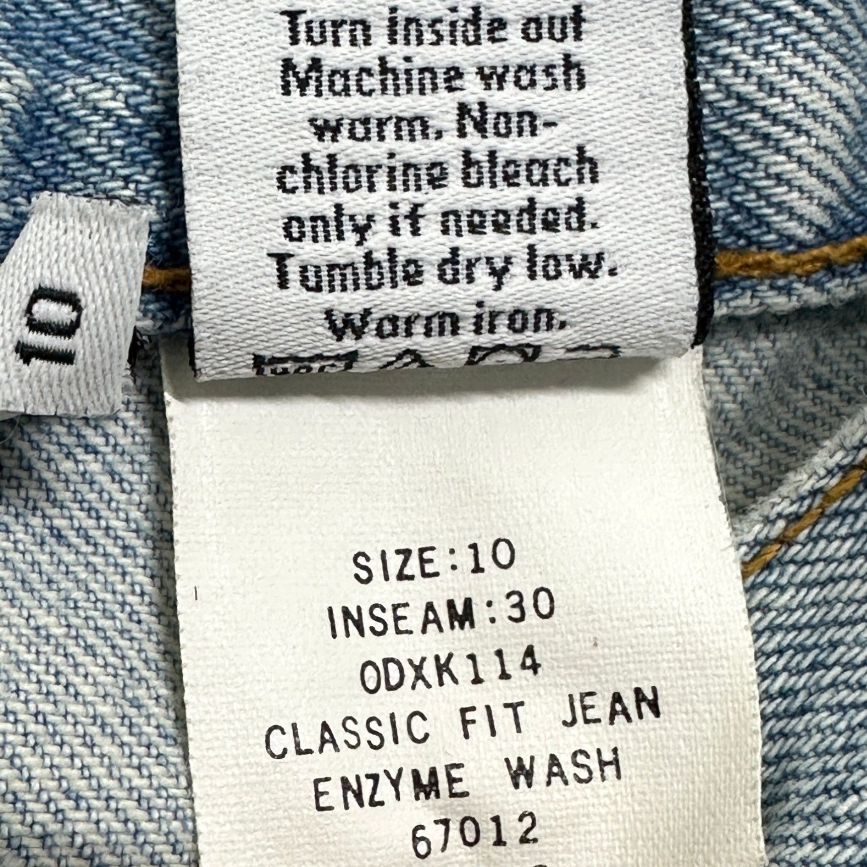 Calvin Klein VINTAGE Calvin Klein Jeans 90s Mom Blue Denim Mid Rise Baggy 27x29 Womens Size 10 Size 32" / US 10 / IT 46 - 5 Thumbnail