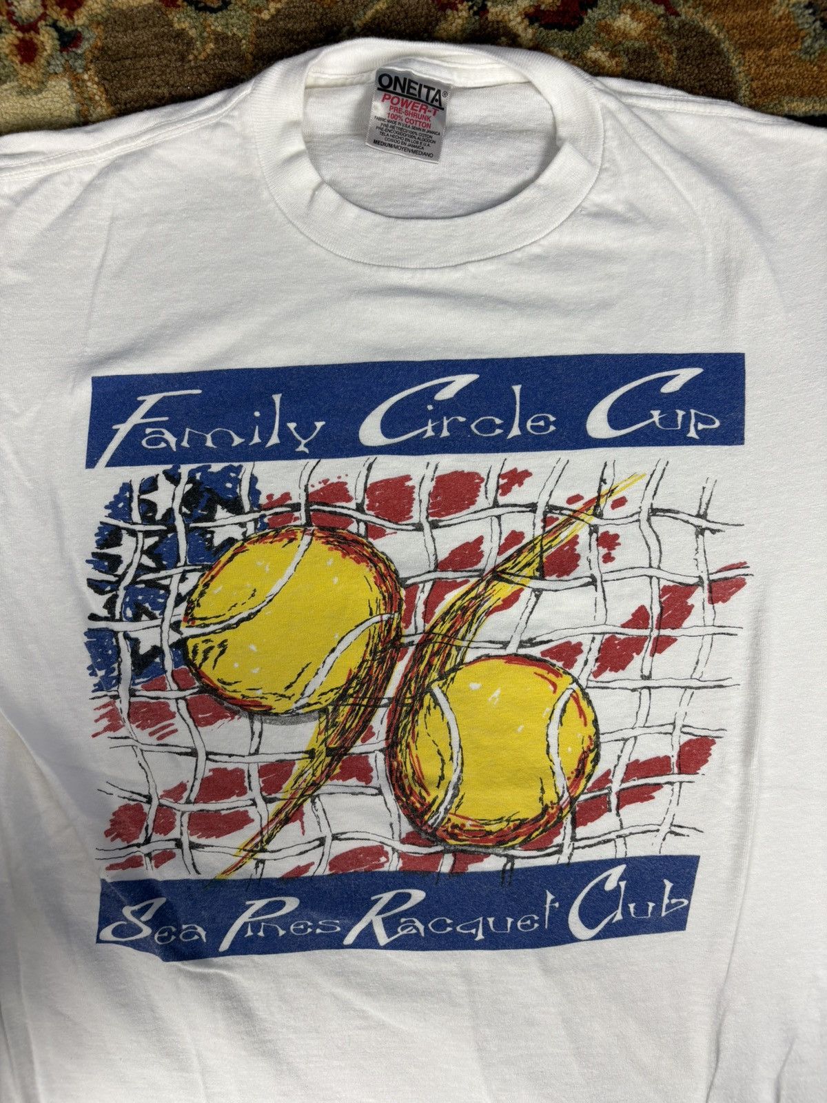 Vintage Vintage 1996 Racquet Club Tshirt Size US M / EU 48-50 / 2 - 3 Thumbnail