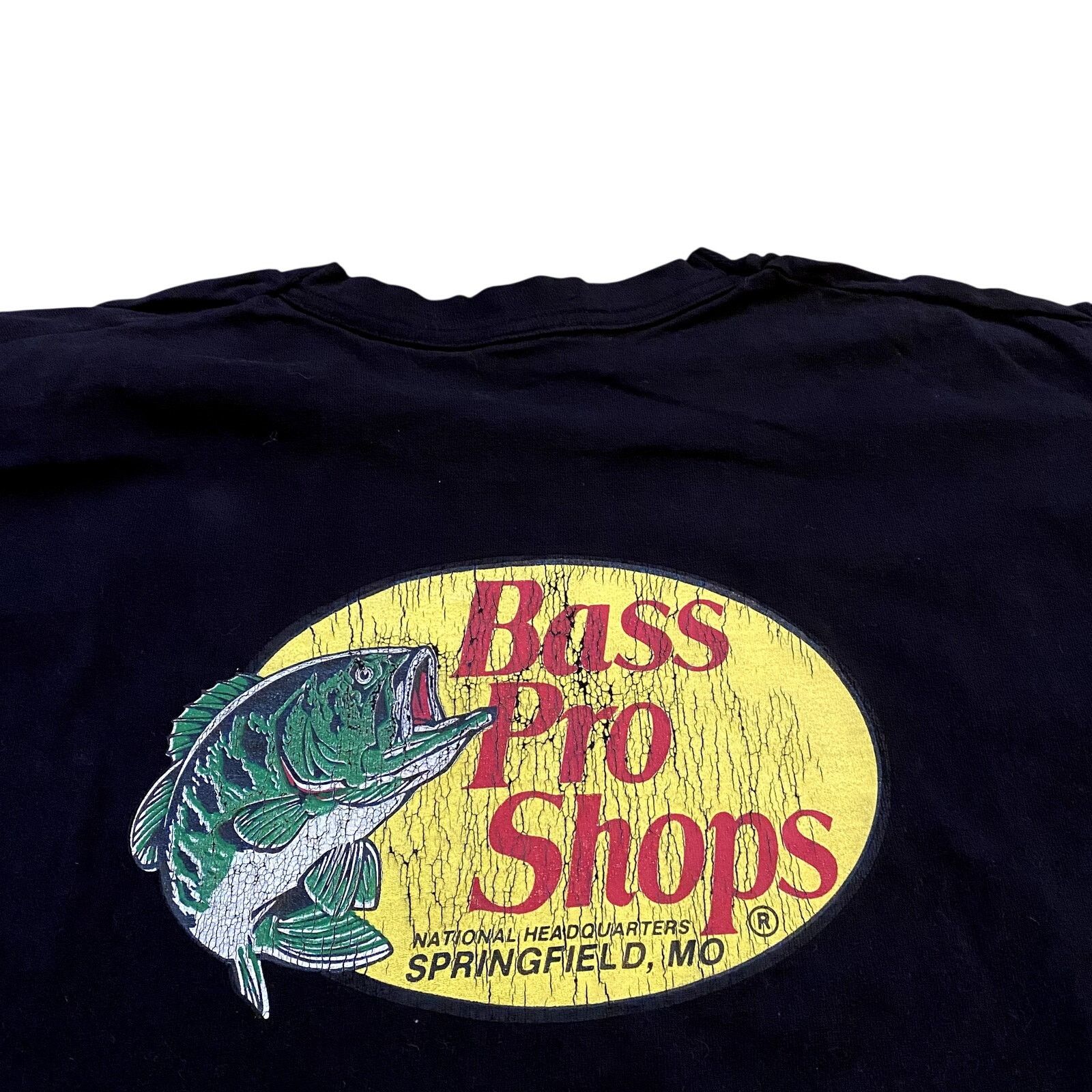 Bass Pro Shops × Vintage Vintage 90s Bass Pro Shops Faded Logo T Shirt Size US L / EU 52-54 / 3 - 5 Thumbnail