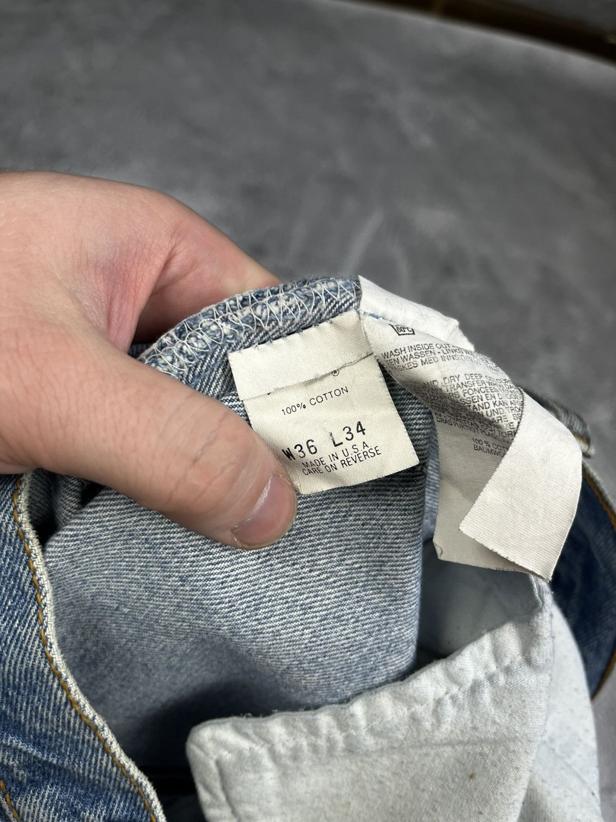 Levi's Vintage Clothing Levis denim pants vintage made USA size 36/34 Size US 36 / EU 52 - 14 Thumbnail