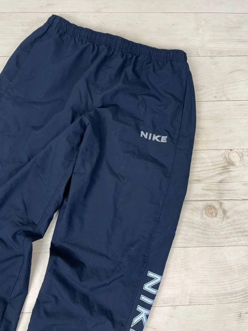Nike Vintage Nike Track Pants 00s Big Logo Y2K Drill Size US 36 / EU 52 - 3 Thumbnail
