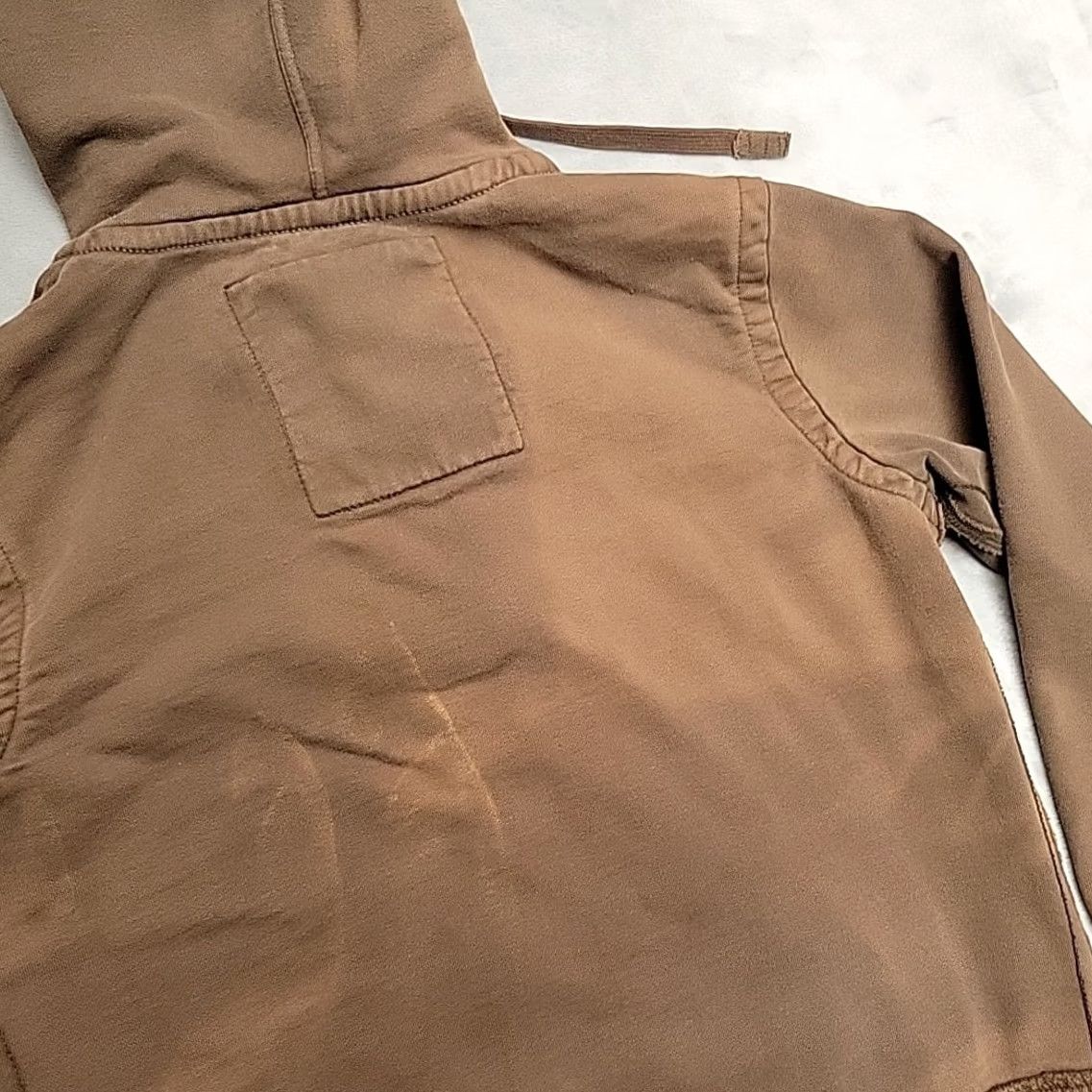 American Eagle Outfitters American Eagle Outfitters Hoodie Womens L Brown Henley Pullover Vintage Wash Size L / US 10 / IT 46 - 7 Thumbnail