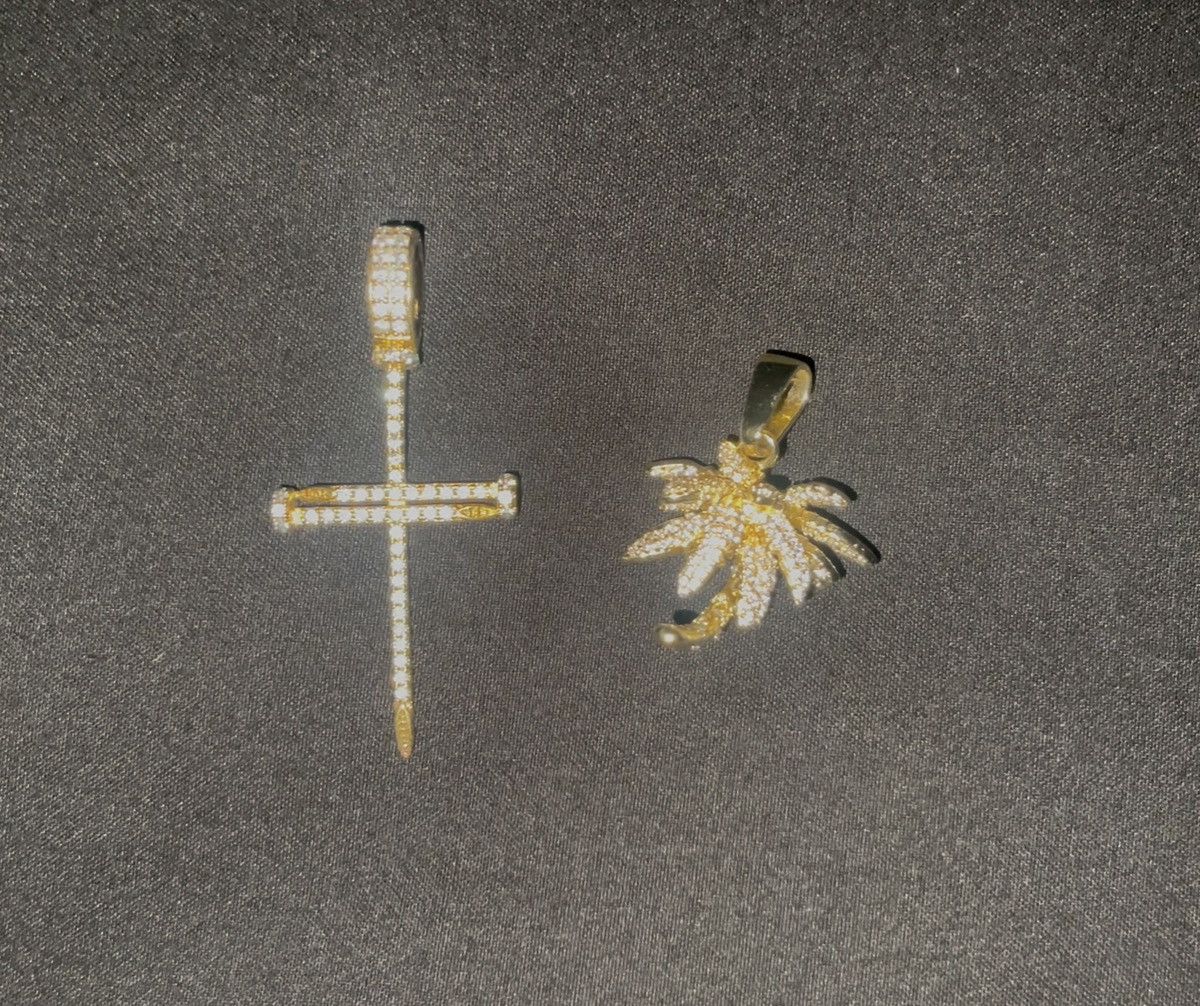 Other NEEDLE CROSS & PALM TREE PENDANT Size ONE SIZE - 9 Thumbnail
