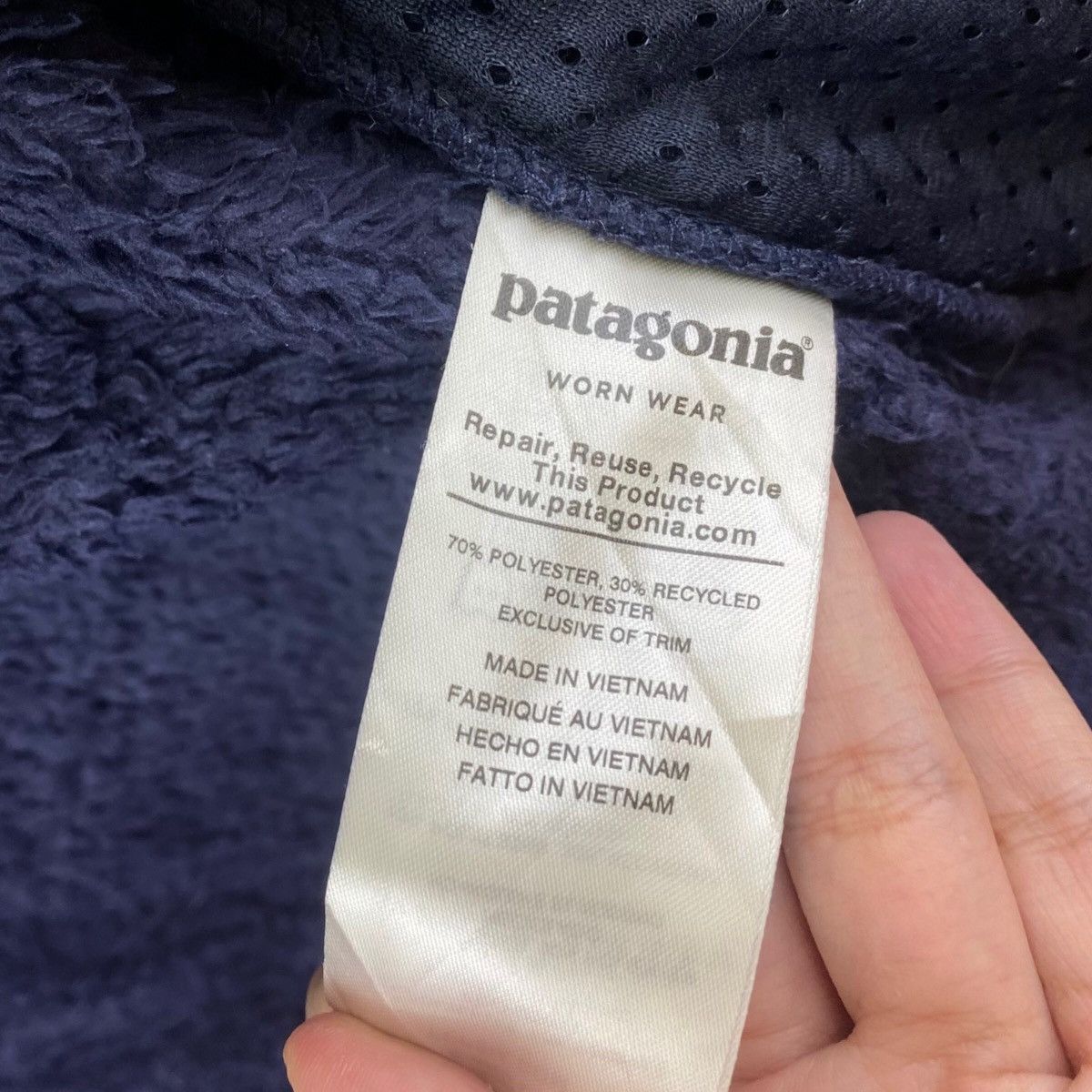 Patagonia PATAGONIA FUR FLEECE Faux Zipper Pocket Polyester Jacket Size US M / EU 48-50 / 2 - 7 Thumbnail