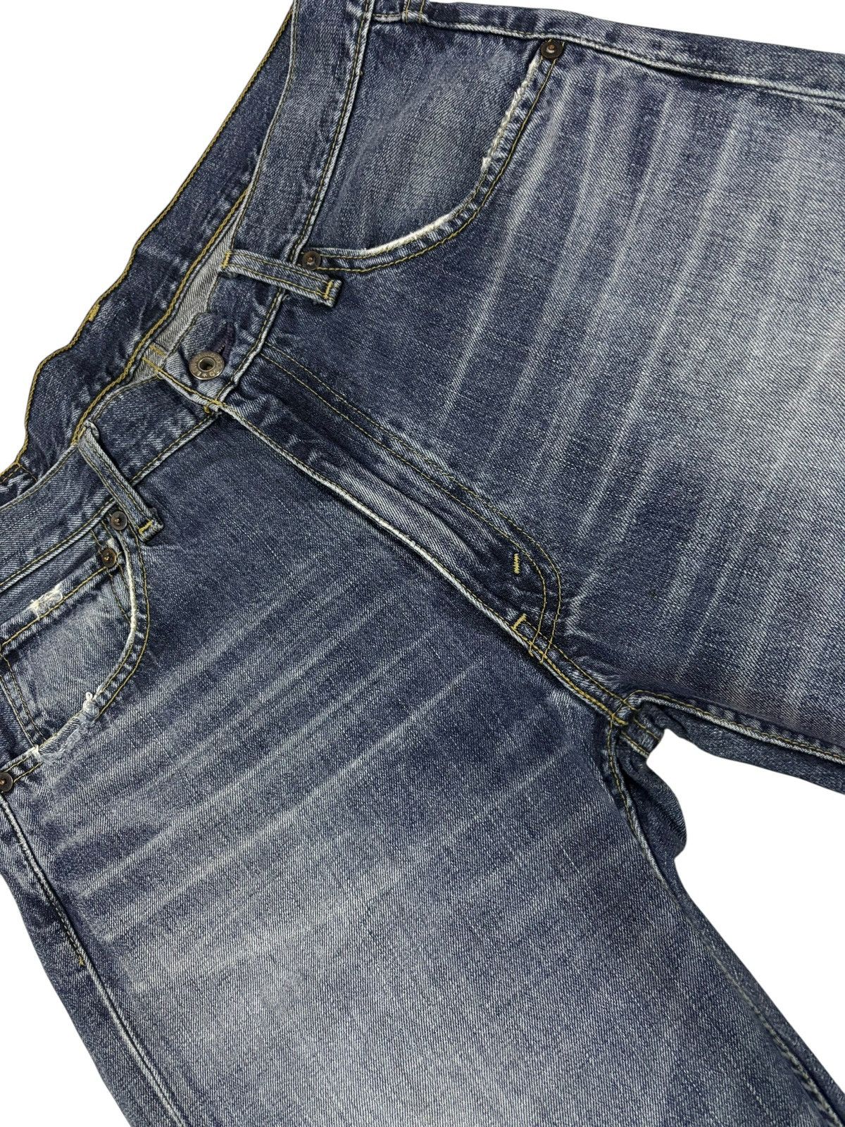 Levi's Vtg 90s Levis 503 Distressed Jeans Size US 32 / EU 48 - 4 Thumbnail