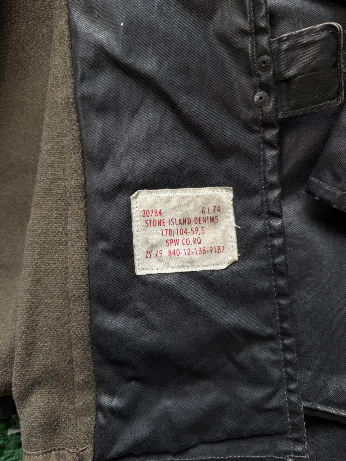 C.P. Company × Massimo Osti × Stone Island Stone island 2008 denims series waxed trench coat Size US XXL / EU 58 / 5 - 7 Thumbnail