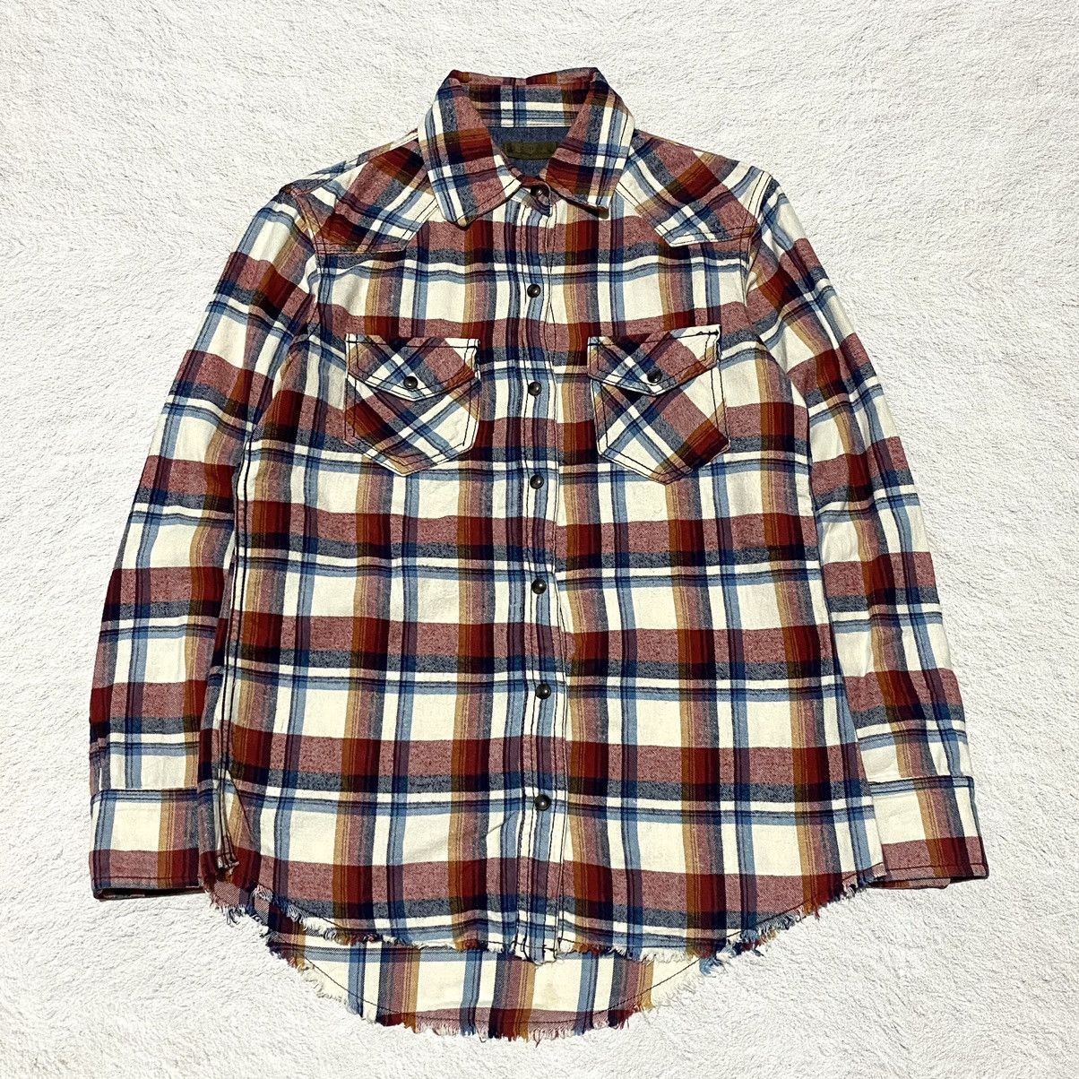 GOA 🔥RARE🔥 Vintage 2000s GOA Plaid Shirt Size US S / EU 44-46 / 1 - 1 Thumbnail