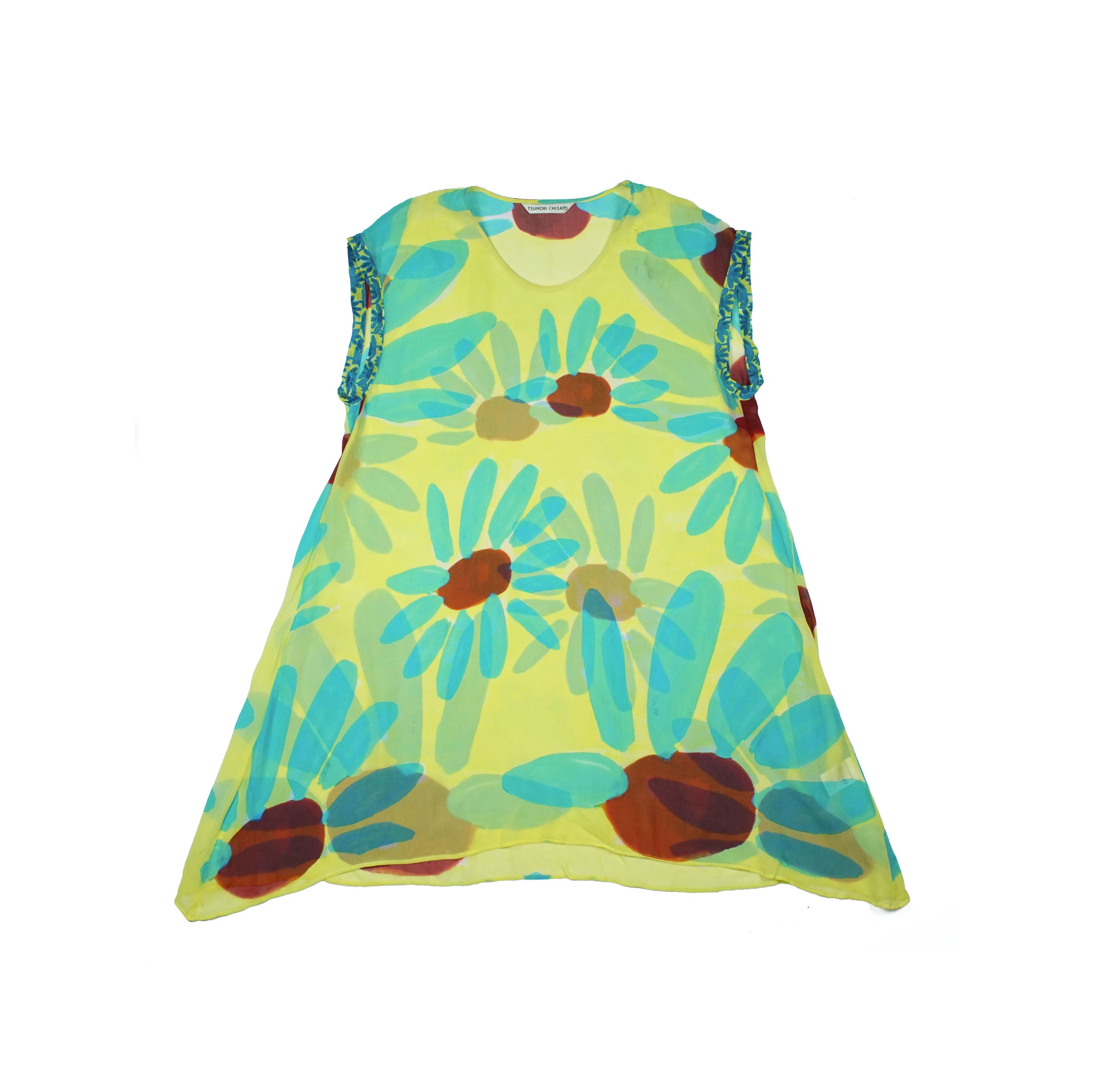 Issey Miyake *NoTariff Tsumori Chisato Floral Dress Size XS / US 0-2 / IT 36-38 - 1 Thumbnail