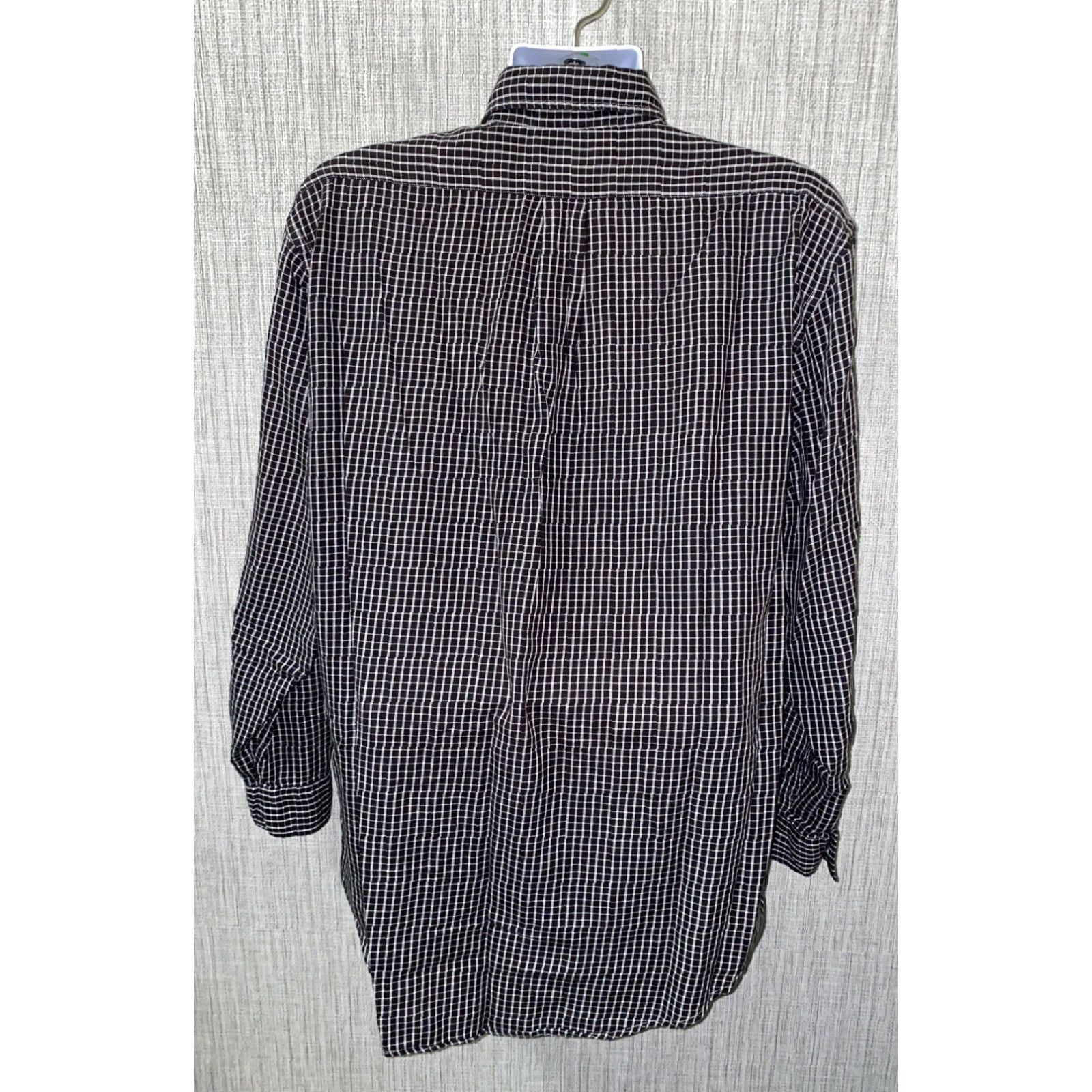 Polo Ralph Lauren Polo Jeans Co Button-Up Shirt Men L Black/White Checkered Long Sleeve Casual Cotton N/A 90s? Colorful Polo Ralph Lauren Mens Size US L / EU 52-54 / 3 - 5 Thumbnail