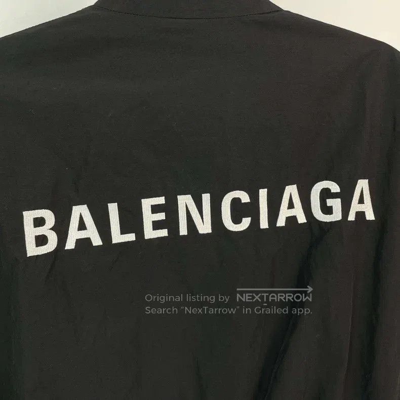 Balenciaga Balenciaga Mirror Reverse Letter Logo Embroidered Jacket Size S / US 4 / IT 40 - 4 Thumbnail