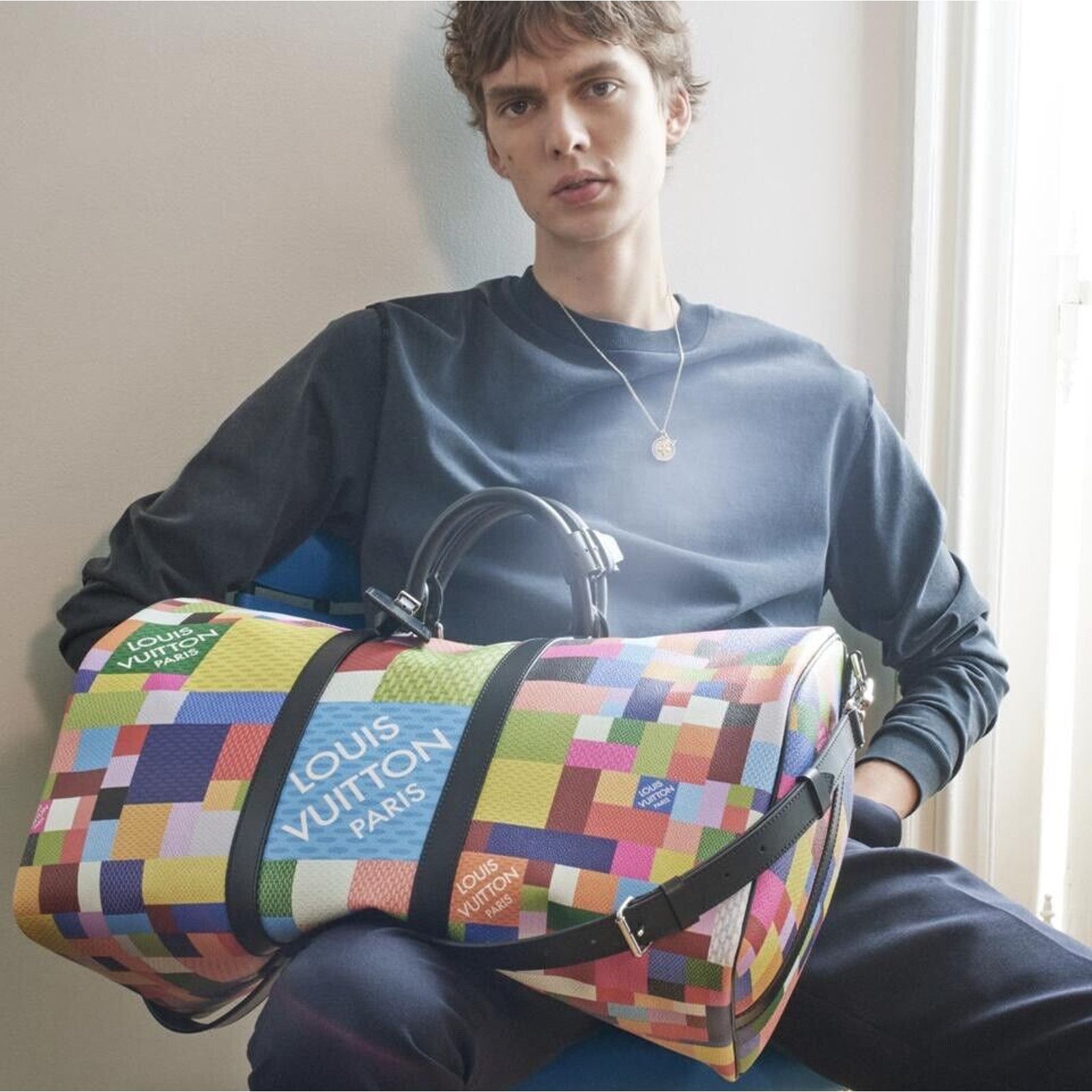 Louis Vuitton Louis Vuitton Keepall Bandouliere Multicolor Travel Bag Size ONE SIZE - 3 Thumbnail