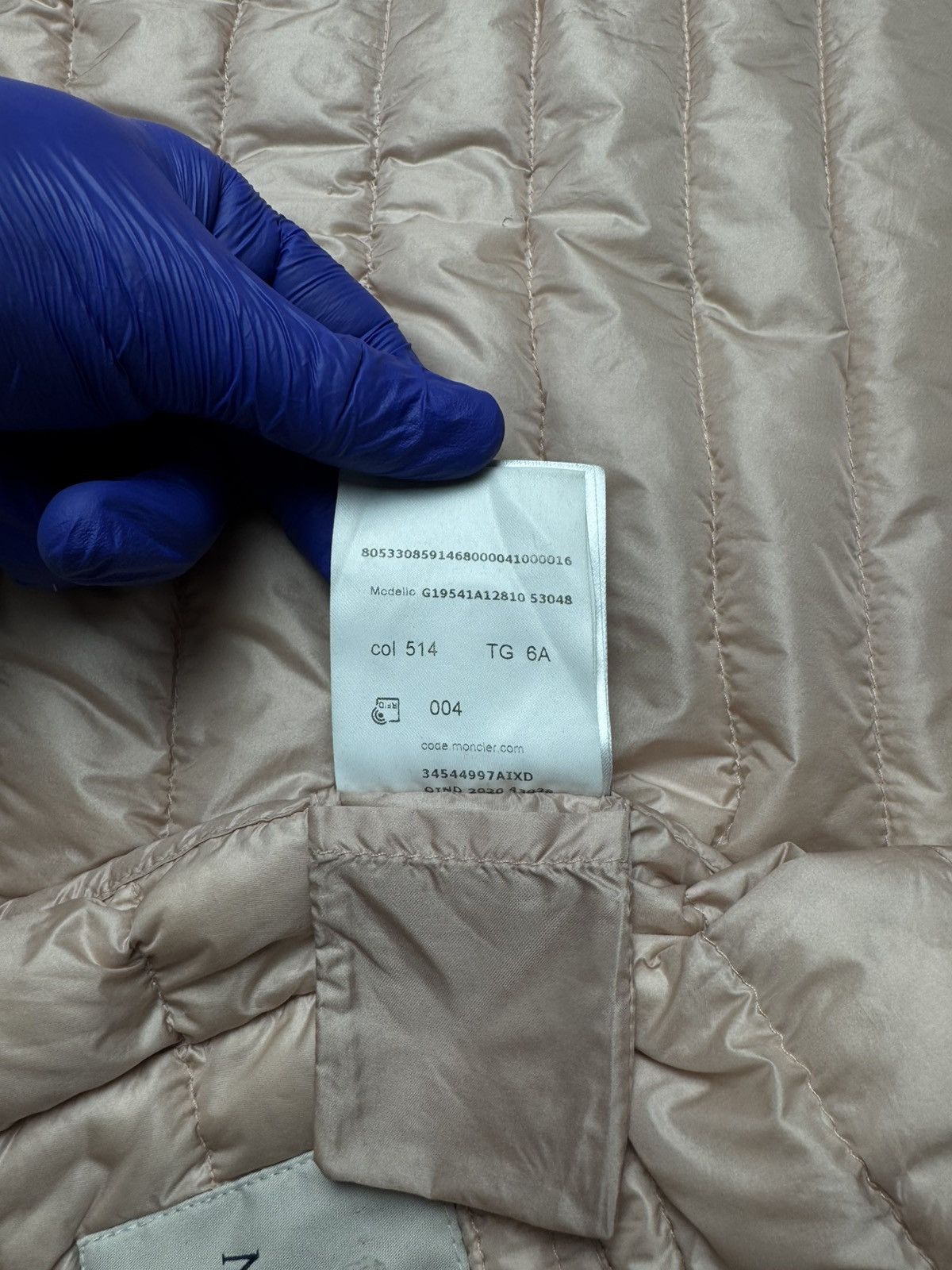 Moncler Authentic Moncler Kids Down Jacket – Beige – Size 6Y (115cm) Size XXS / US 00 / IT 34 - 11 Thumbnail