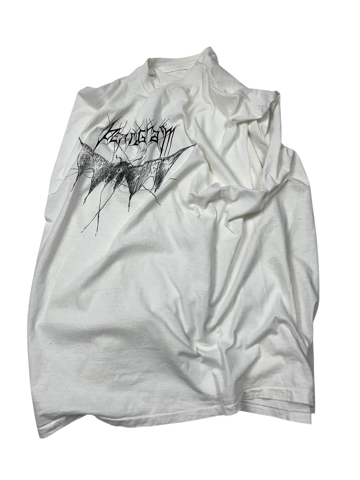Band Tees Vintage 80s Pentagram Chile Fatal Prediction Death Metal Tee Size US XL / EU 56 / 4 - 7 Thumbnail