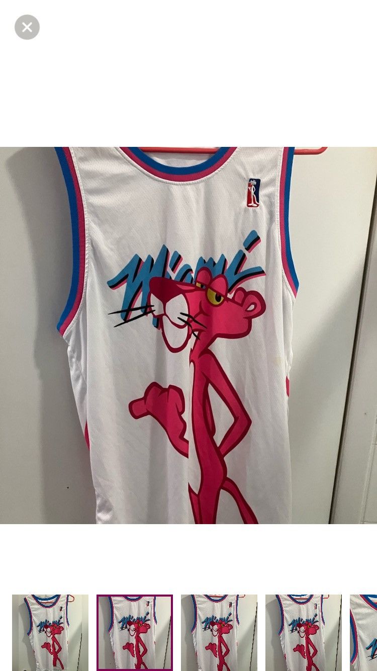 Other Pink Panther Miami wade Basketball Jersey tank top shirt XL Size US XL / EU 56 / 4 - 2 Thumbnail