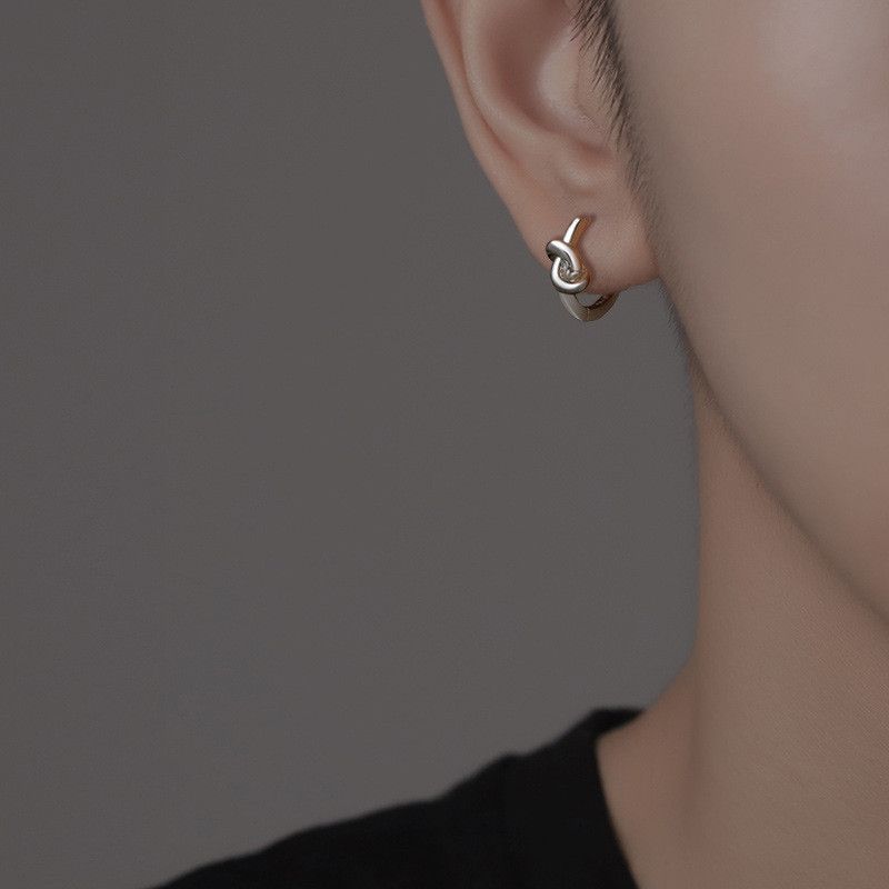 Jewelry Crazy Earrings One Pairs Chrome Jewelry Size ONE SIZE - 1 Thumbnail