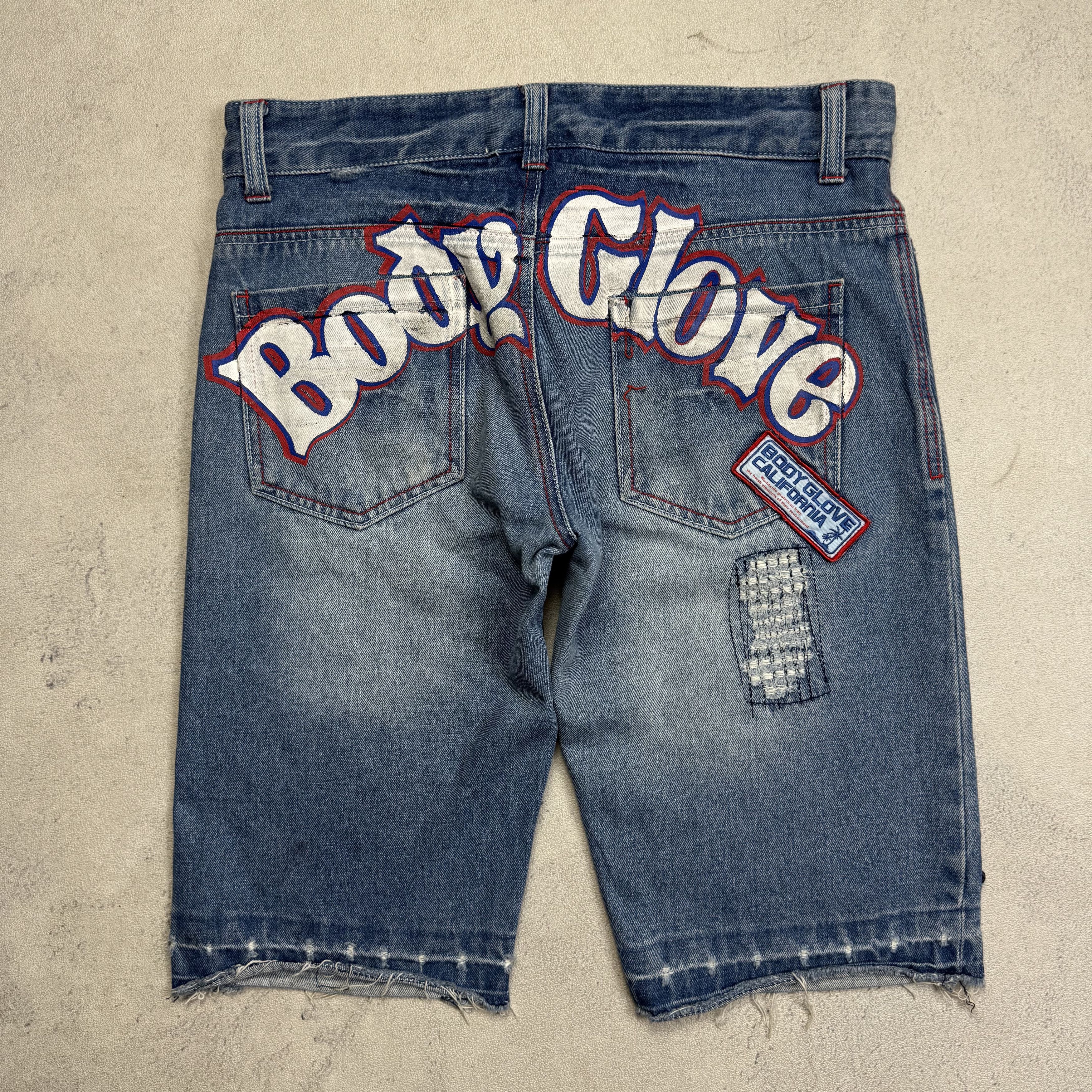 Body Glove Vintage Y2K Body Glove Shorts Jeans Size US 32 / EU 48 - 2 Thumbnail