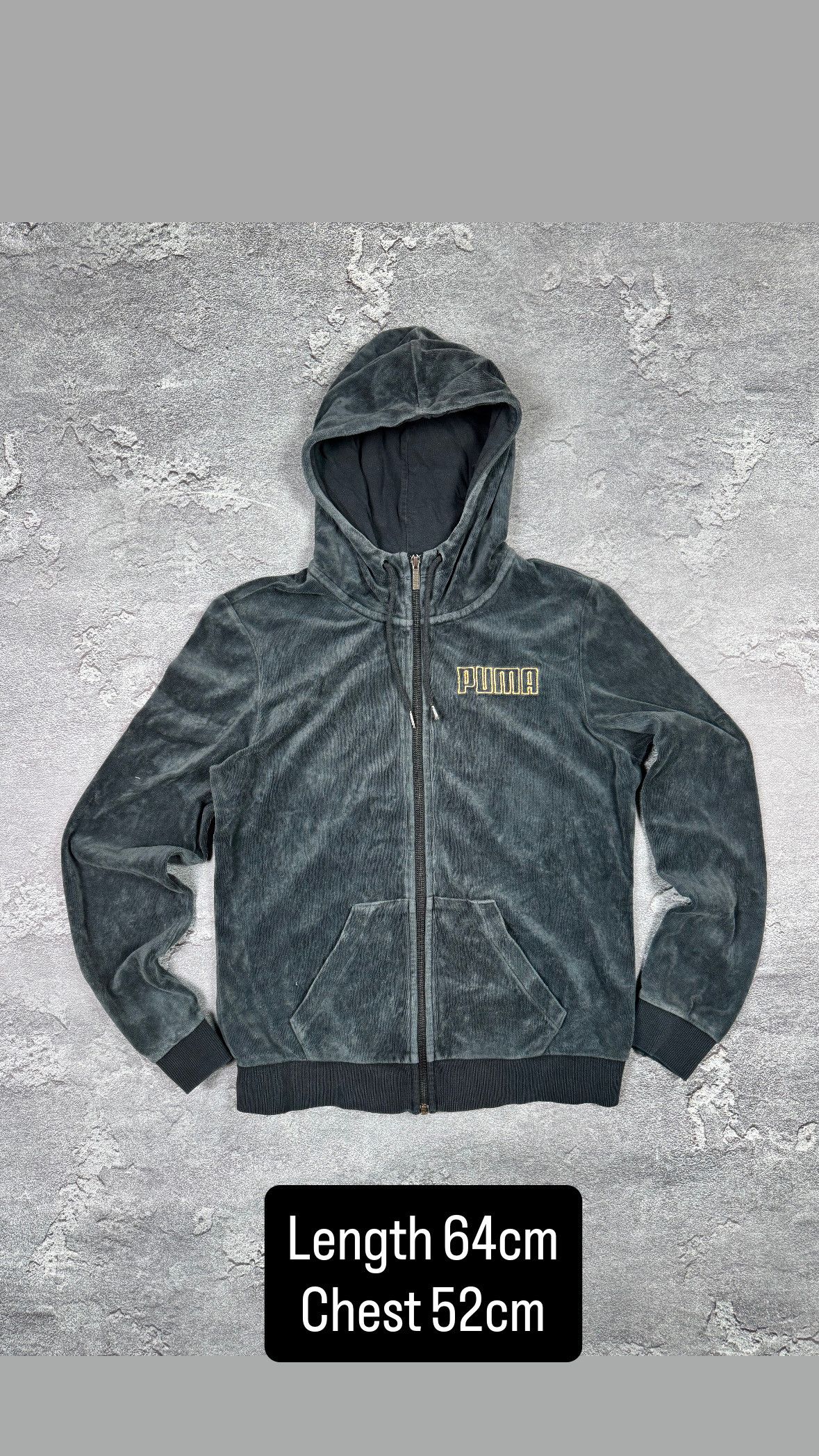 Puma Puma Velour Glamour 2000s Womens Ladies Hoodie Size M Size M / US 6-8 / IT 42-44 - 2 Thumbnail