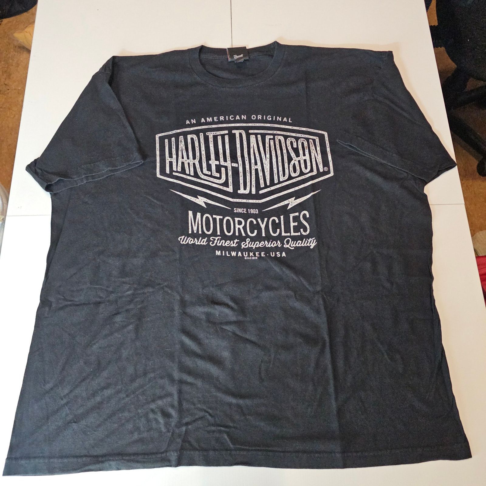 Harley Davidson Harley Davidson Iron Steed Vacaville CA Black Tee XXL 3906 Size US XXL / EU 58 / 5 - 3 Thumbnail