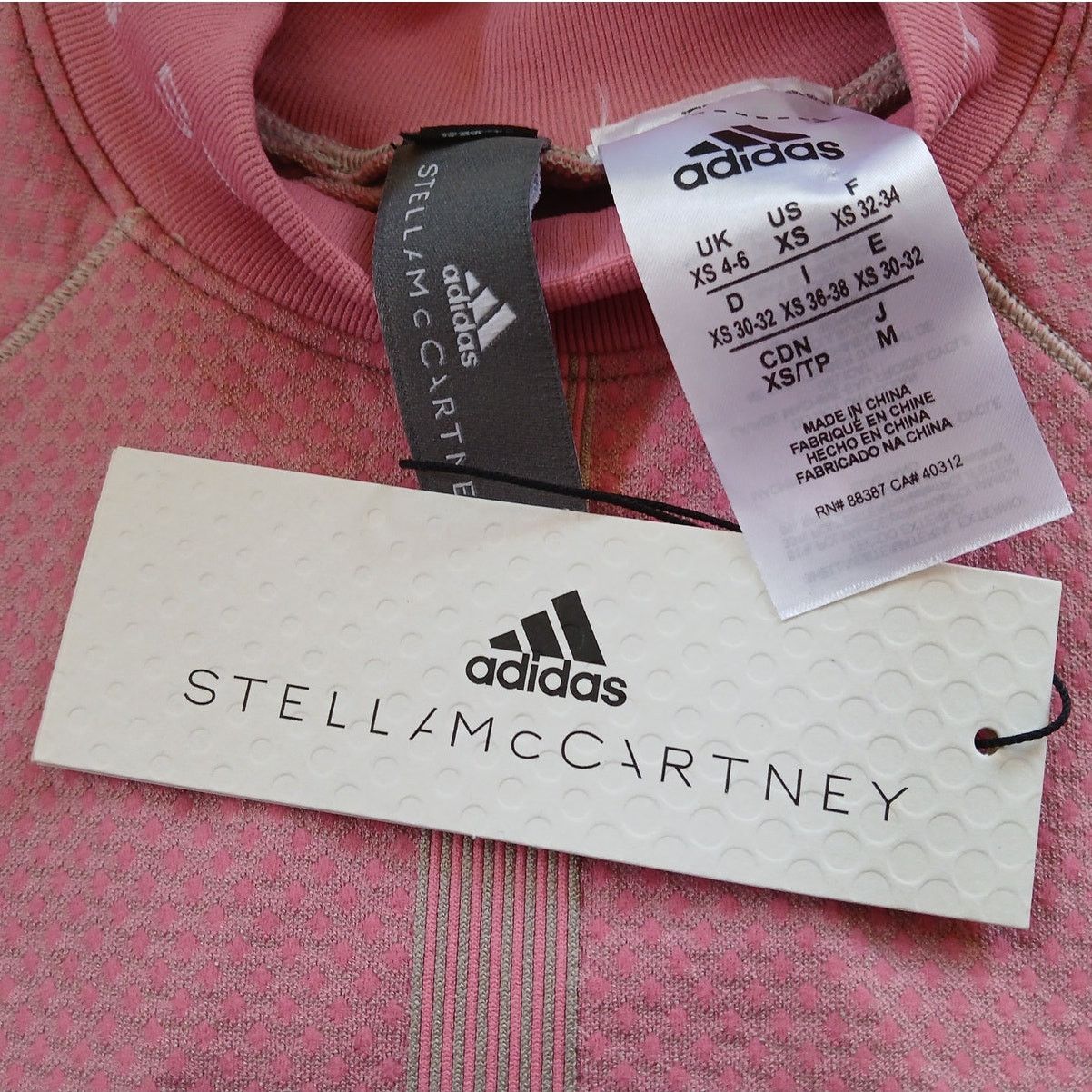 Adidas Adidas Stella McCartney Run Knit Tee Training Top - XS - NWT Size XS / US 0-2 / IT 36-38 - 2 Thumbnail