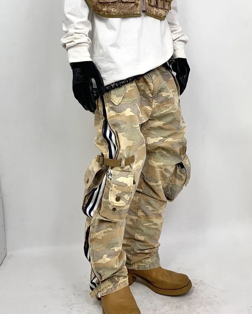 20471120 00’s PPFM Hypric Track Long Zipper Camouflage Tactical Pants Size US 32 / EU 48 - 7 Thumbnail