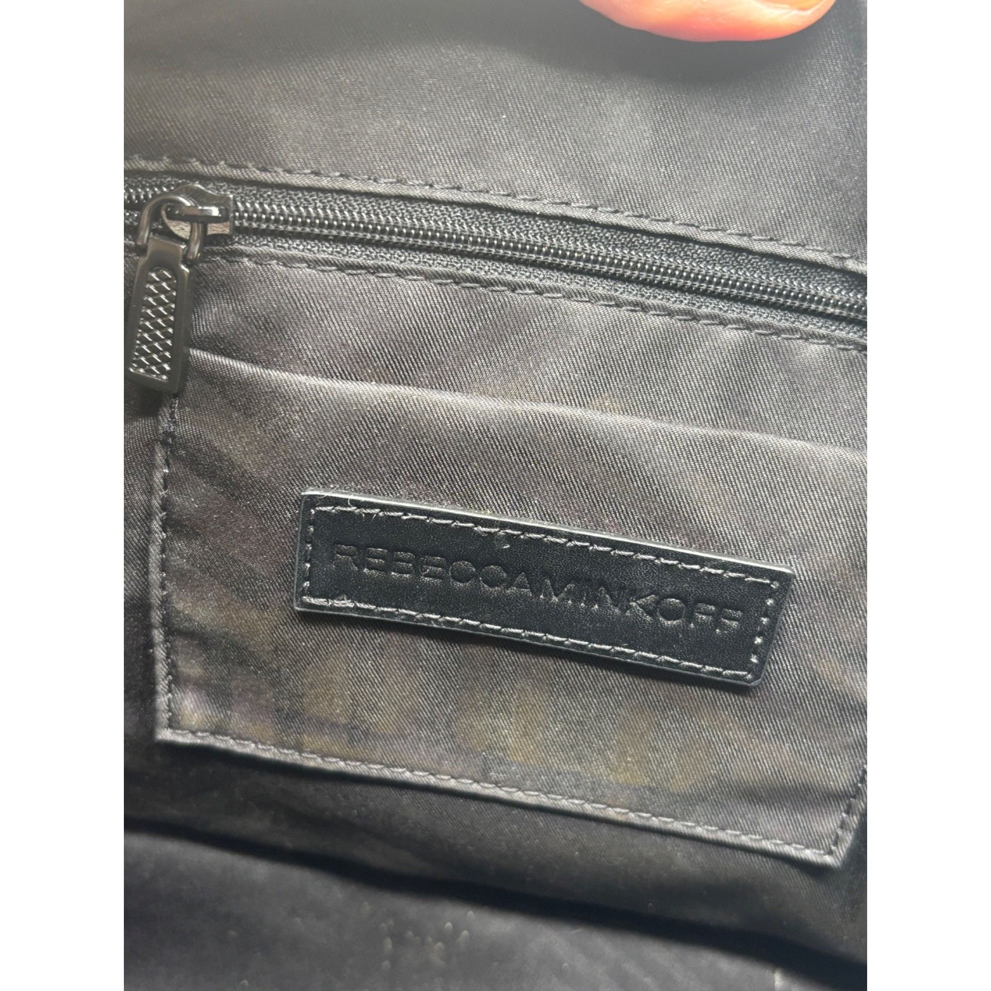 Rebecca Minkoff Rebecca Minkoff Textured Leather Mini Perry Satchel in Black Size ONE SIZE - 9 Thumbnail