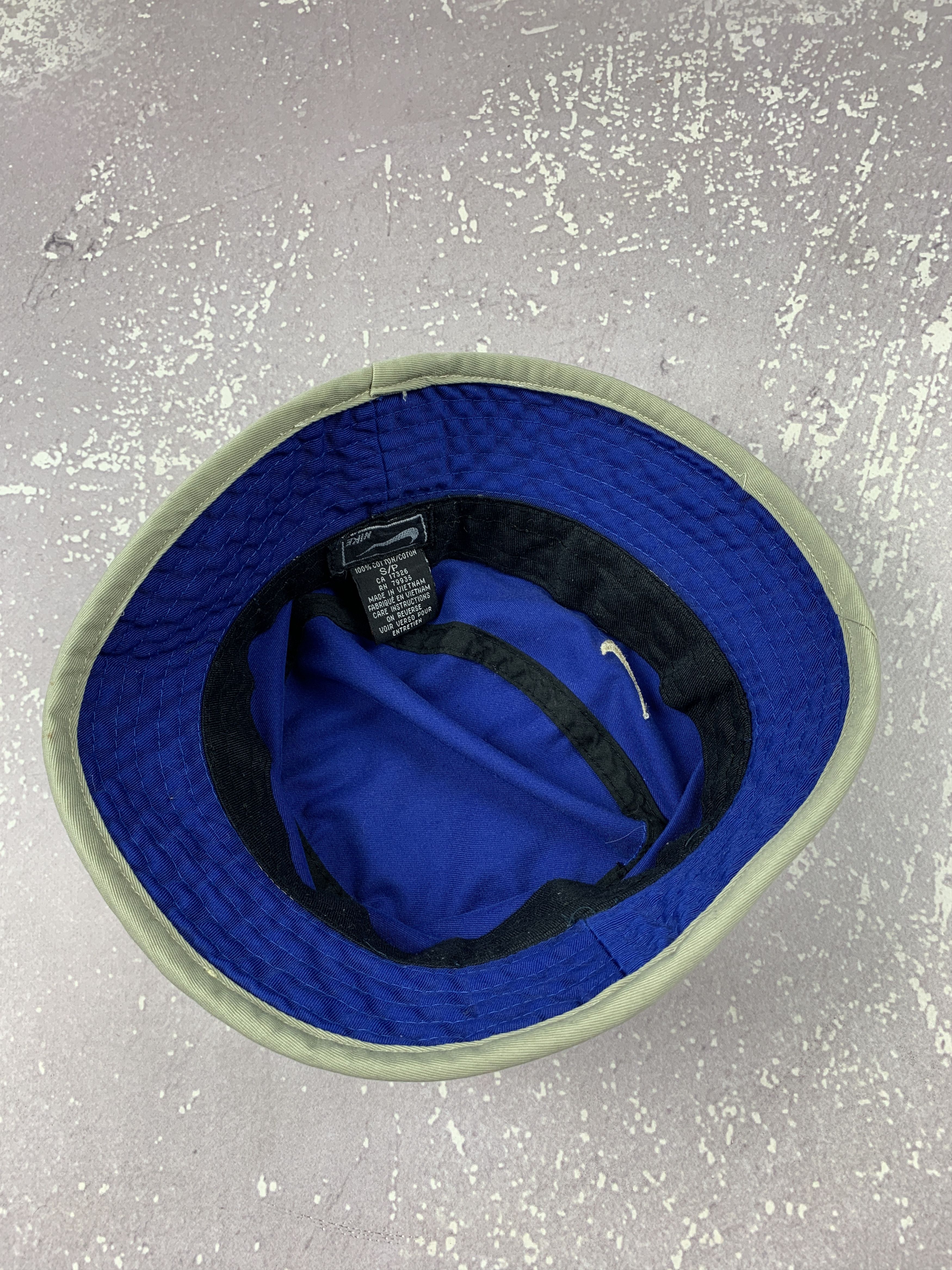 Nike × Vintage Y2K Vintage Nike Bucket Hat Blue/Gray Size ONE SIZE - 5 Thumbnail