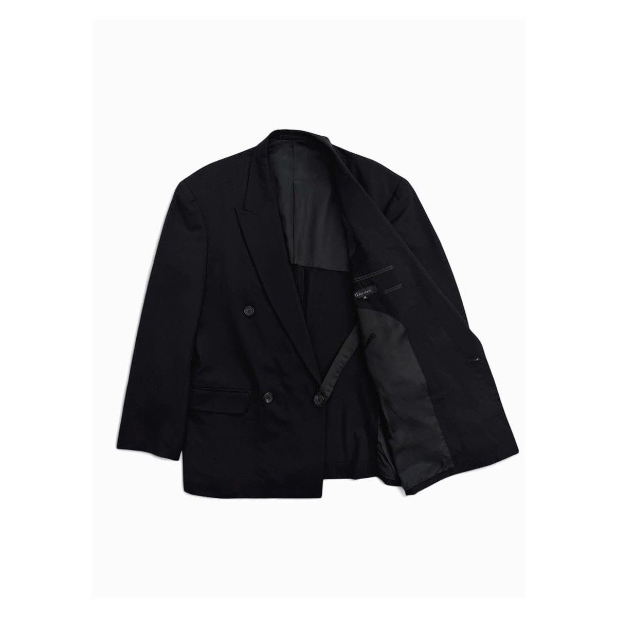 Yohji Yamamoto Yohji Yamamoto Blazer Suit Size 42L - 6 Thumbnail