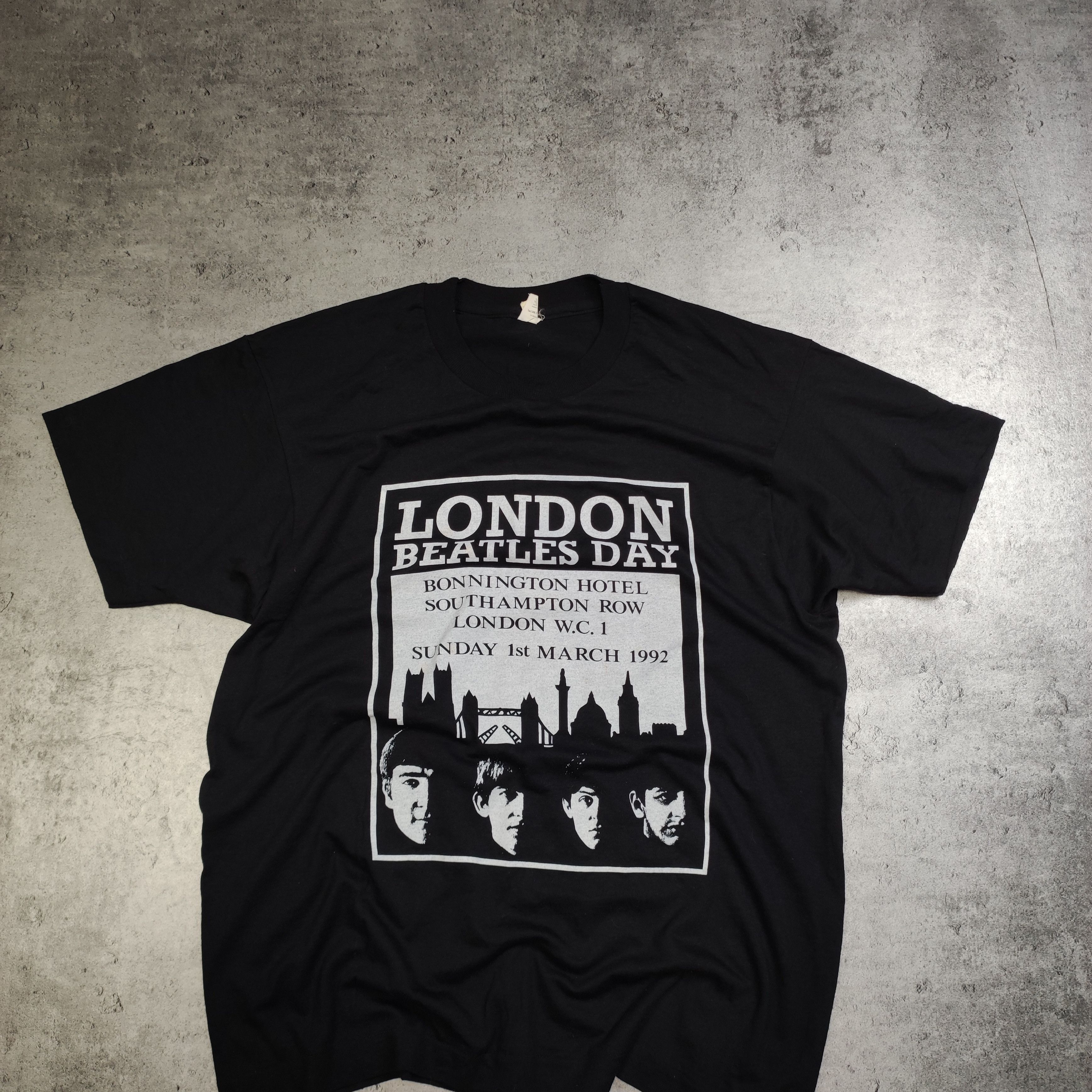 Band Tees × Vintage RARE Vintage OG 1992 The Beatles Day London Merch Tee Size US L / EU 52-54 / 3 - 2 Thumbnail