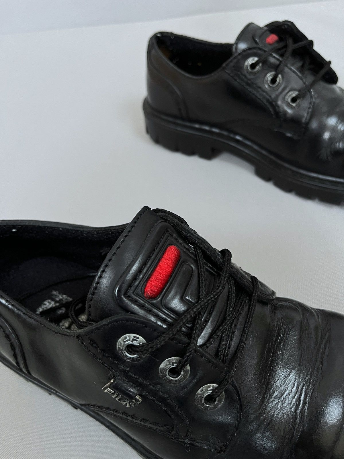 Fila 🔥Rare 90’s FILA Raver Punk Avant Garde Boots Size US 8.5 / EU 41-42 - 10 Thumbnail