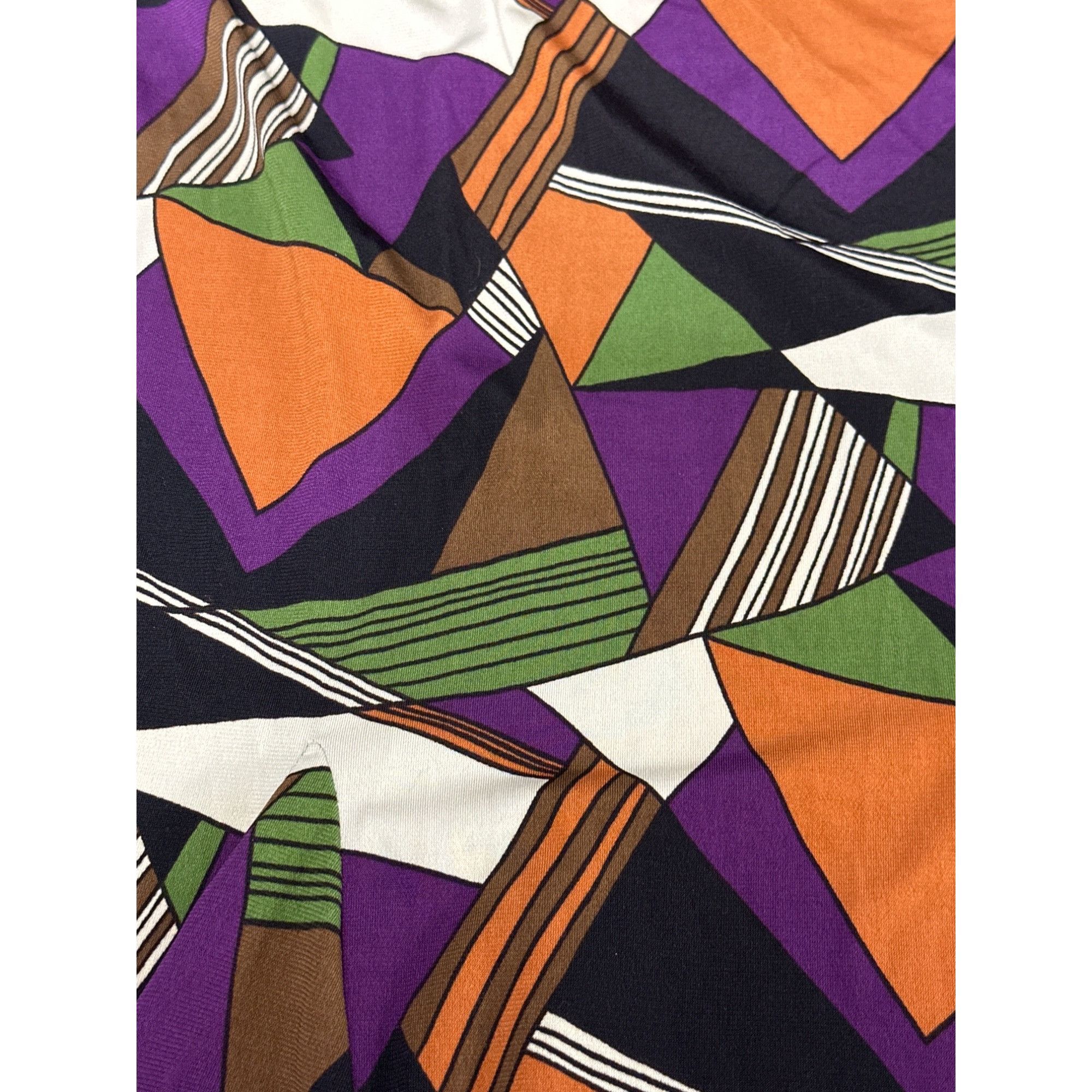 Other Briggs New York Vintage Inspired Geometric Flare Skirt Abstr Size 34" / US 12 / IT 48 - 12 Thumbnail