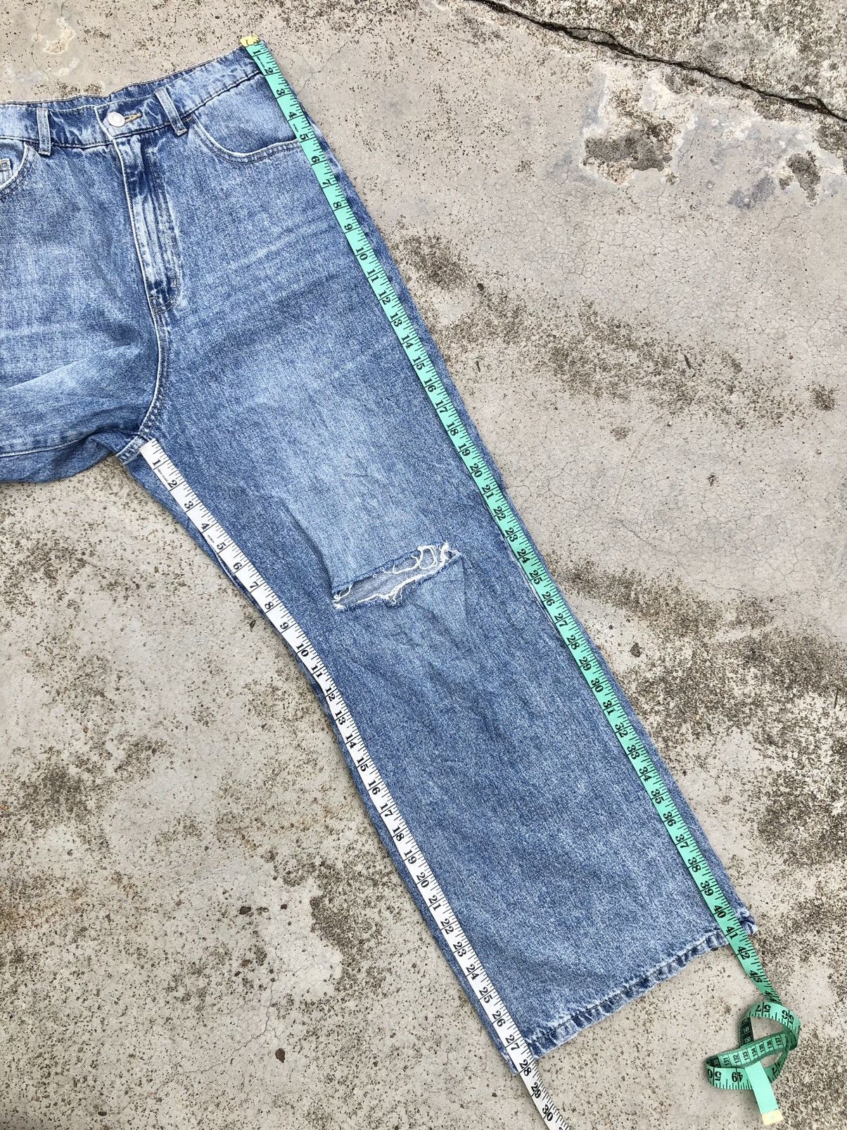 Other SUPER BAGGY⚡️⚡️LEPSIM DISTRESSED JEANS Size US 28 / EU 44 - 7 Thumbnail